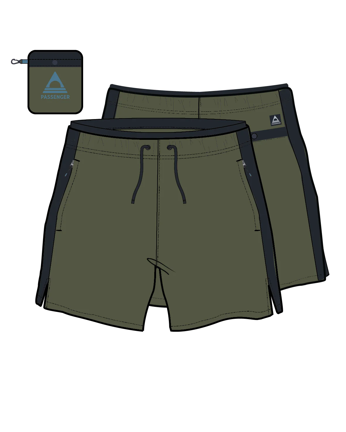 Swift Trail Short 7" - Khaki - Image 10