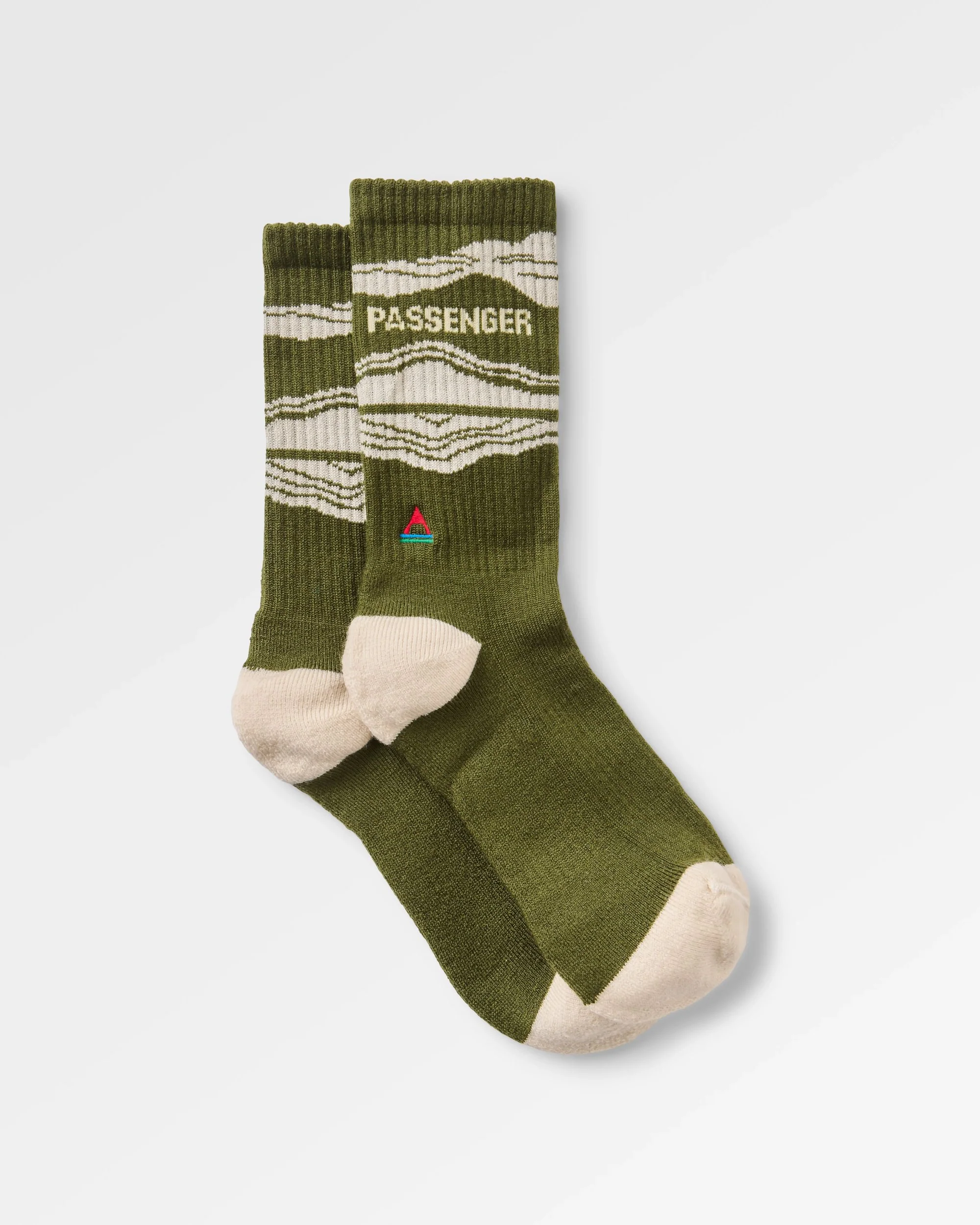 Tahola Merino Socks - Khaki