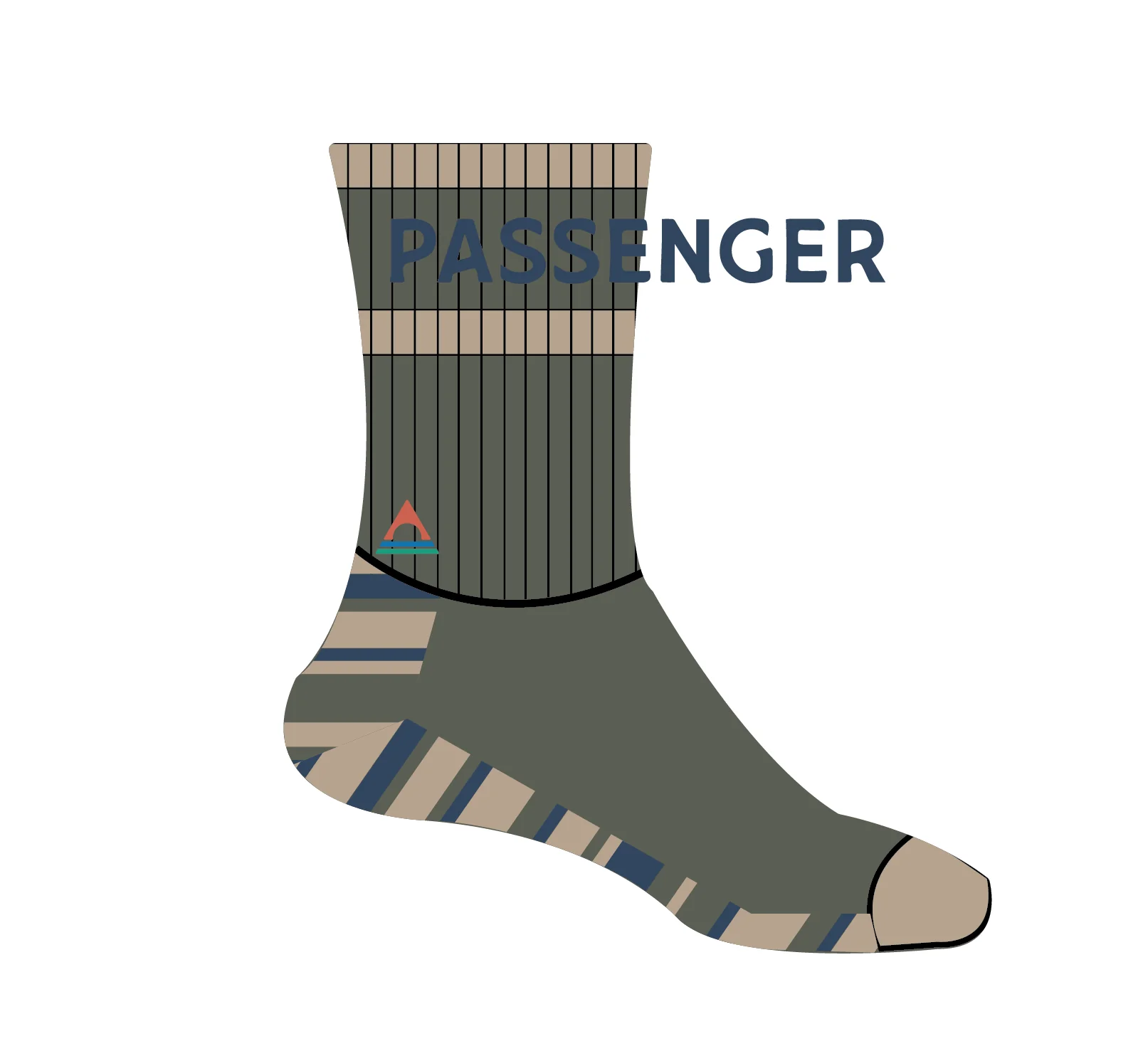 Tahoma Active Socks - Khaki - Image 5