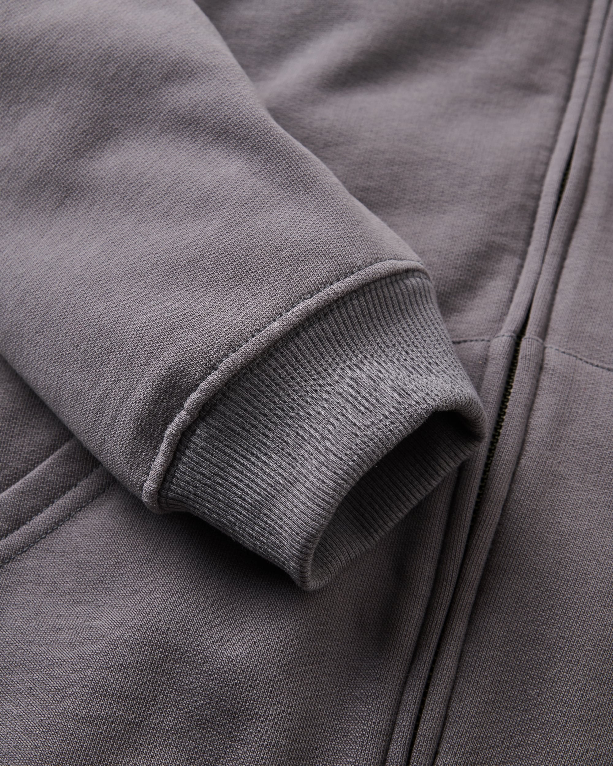Tall Pines Full Zip Hoodie - Charcoal - Image 6