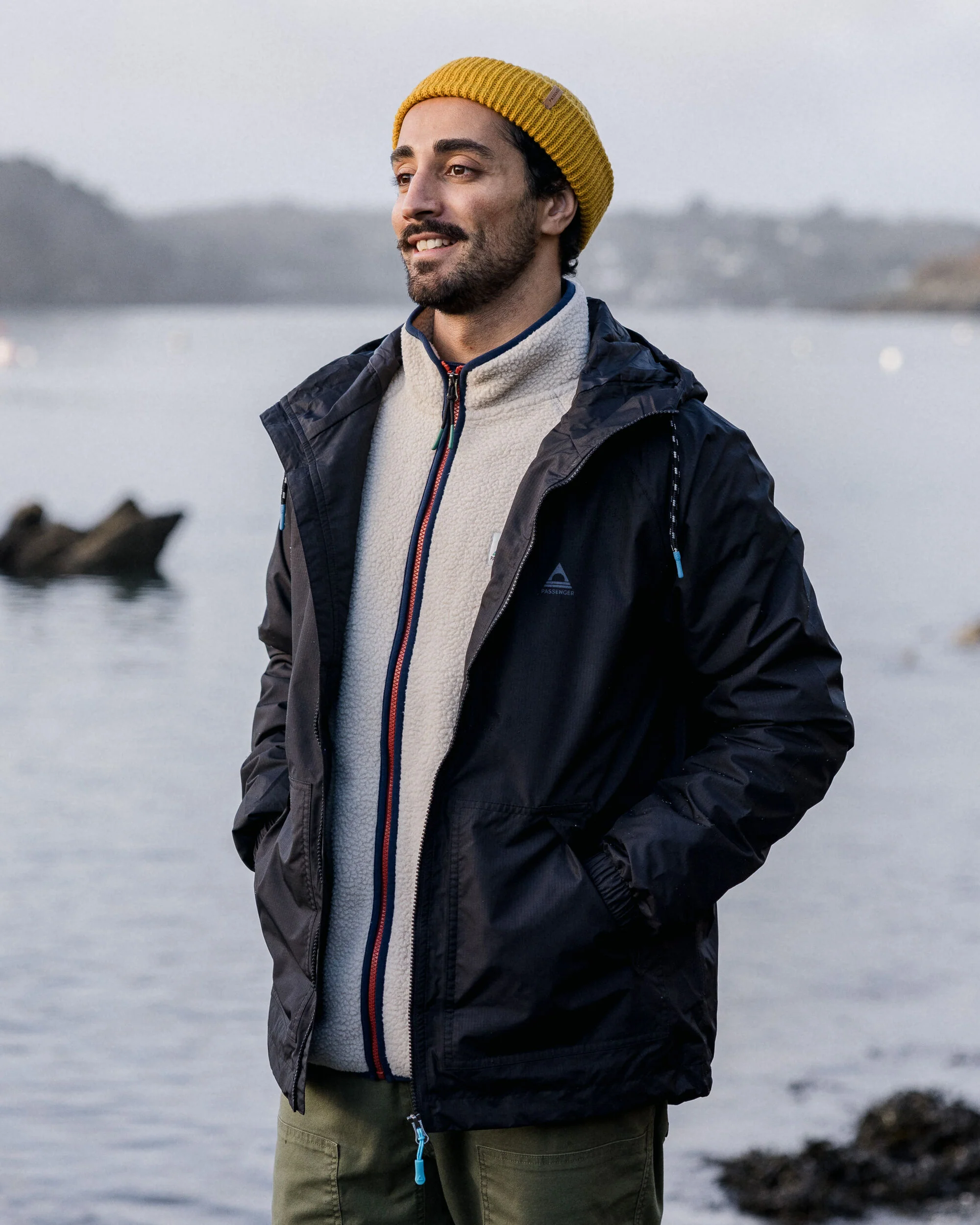 Tallows Water Resistant Jacket - True Black