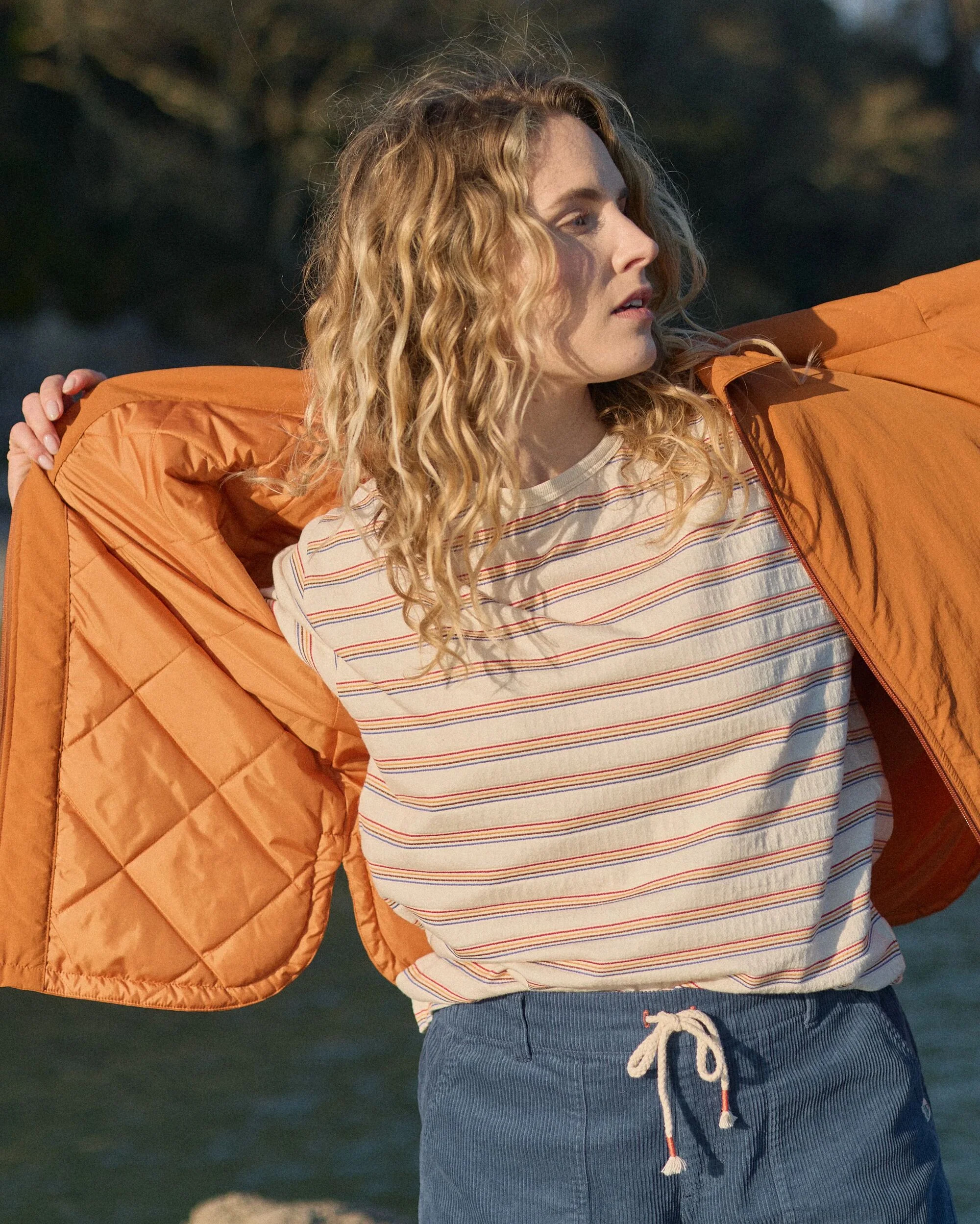 Tasi Insulated Jacket - Sunset Orange - Image 4