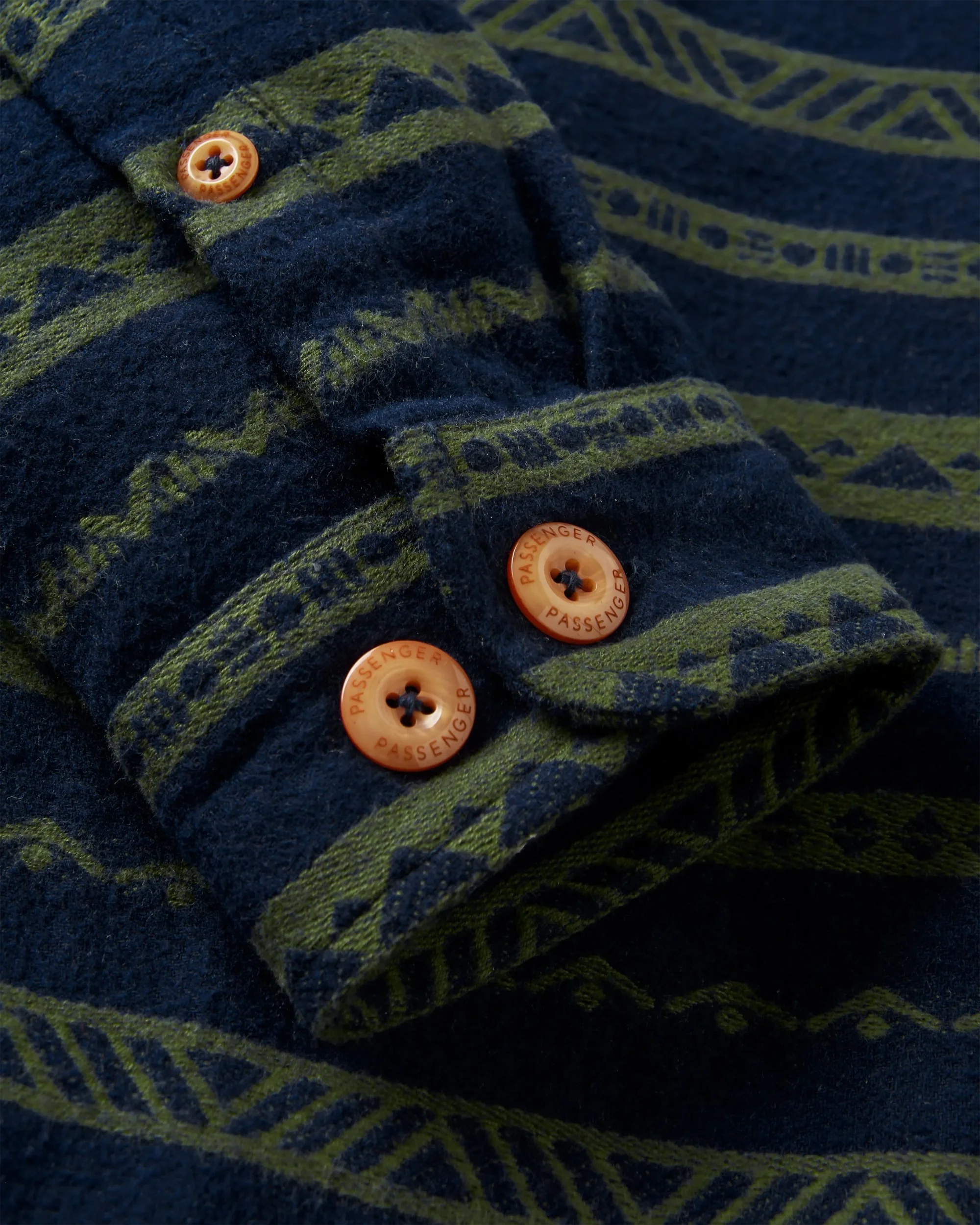 Taupo Organic Cotton Shirt - Rich Navy - Image 11