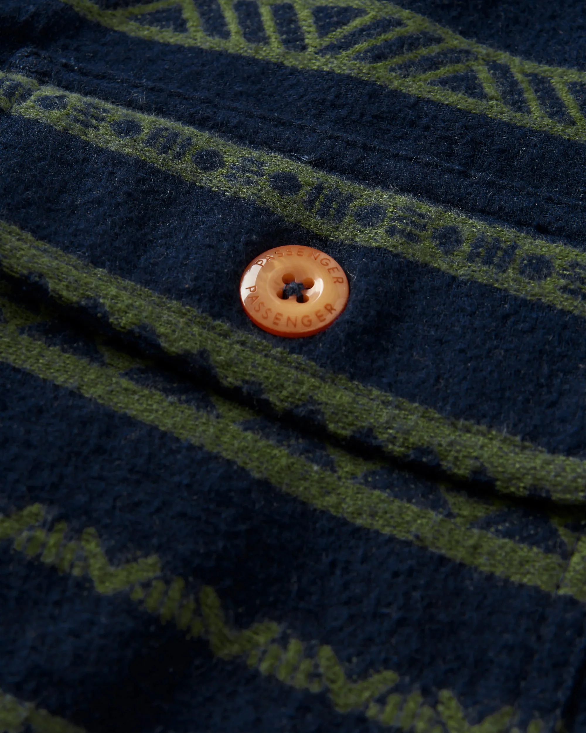 Taupo Organic Cotton Shirt - Rich Navy - Image 8