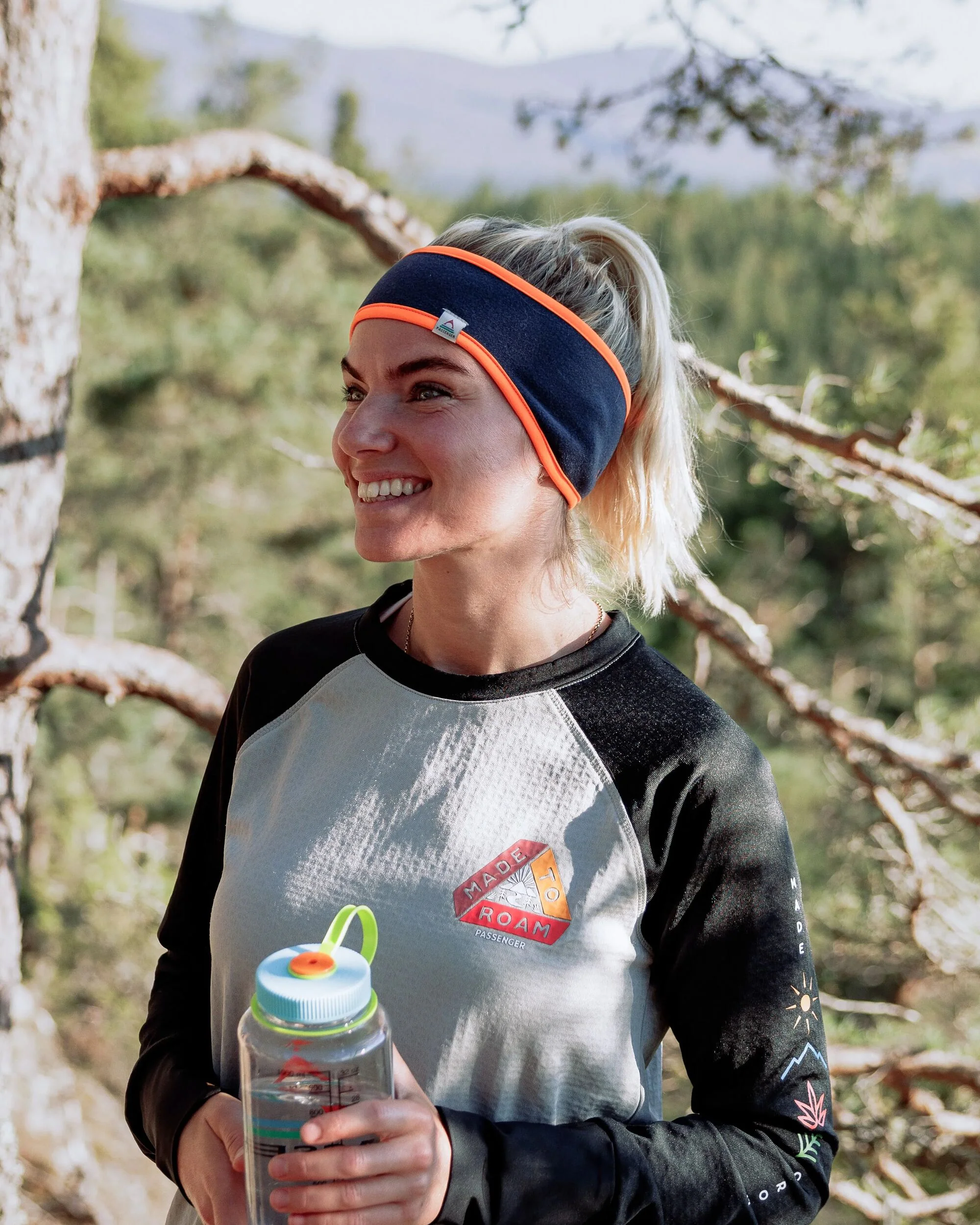 Terra Polartec® Active Headband - Rich Navy/Blue Steel - Image 2