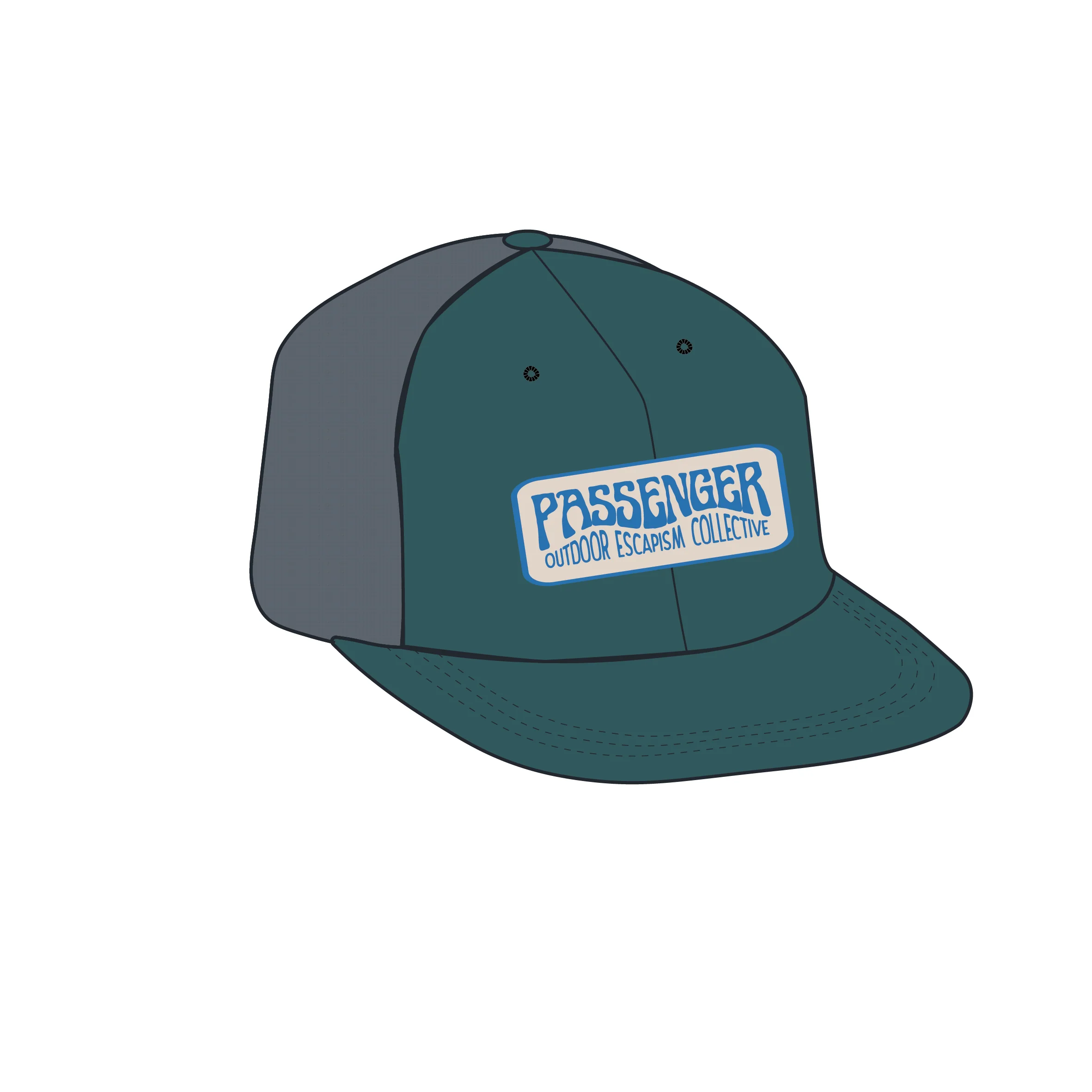 Timberline Trucker Cap - Mediterranean - Image 5