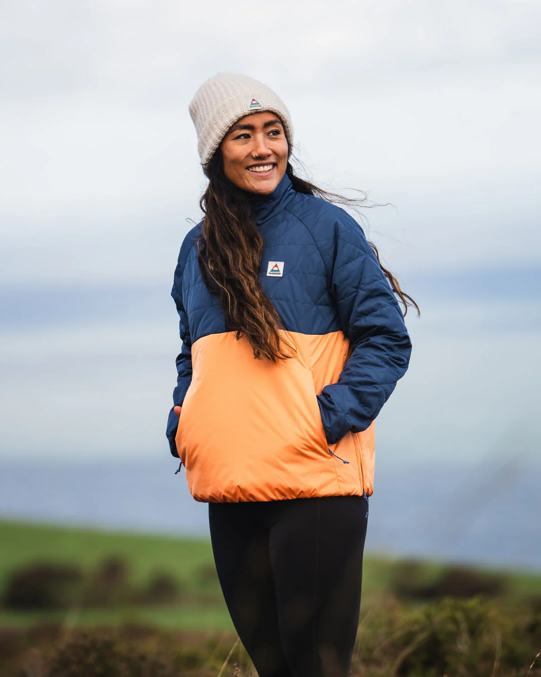 Trace Thermore® Insulated Jacket - Dark Denim/ Apricot
