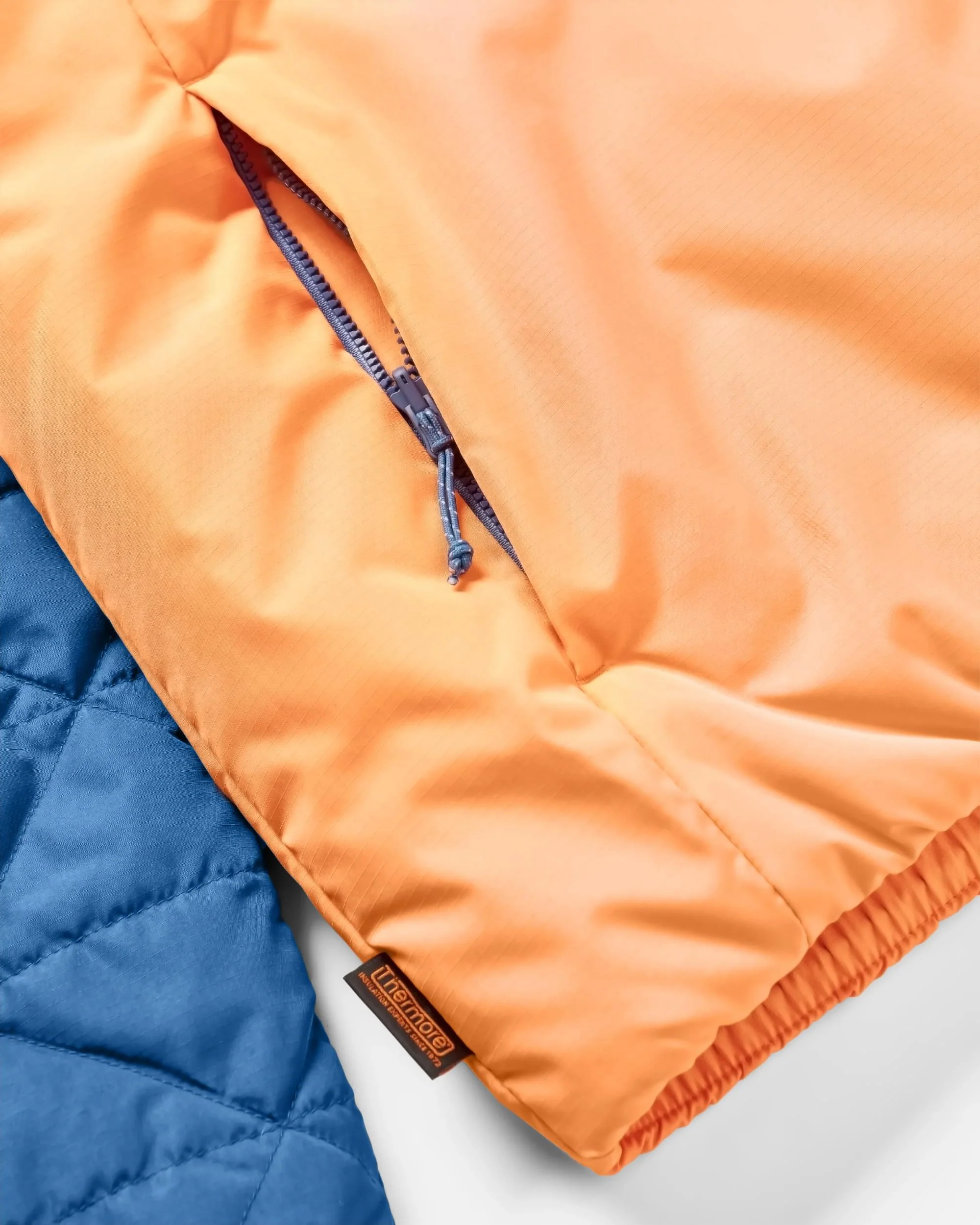 Trace Thermore® Insulated Jacket - Dark Denim/ Apricot - Image 8