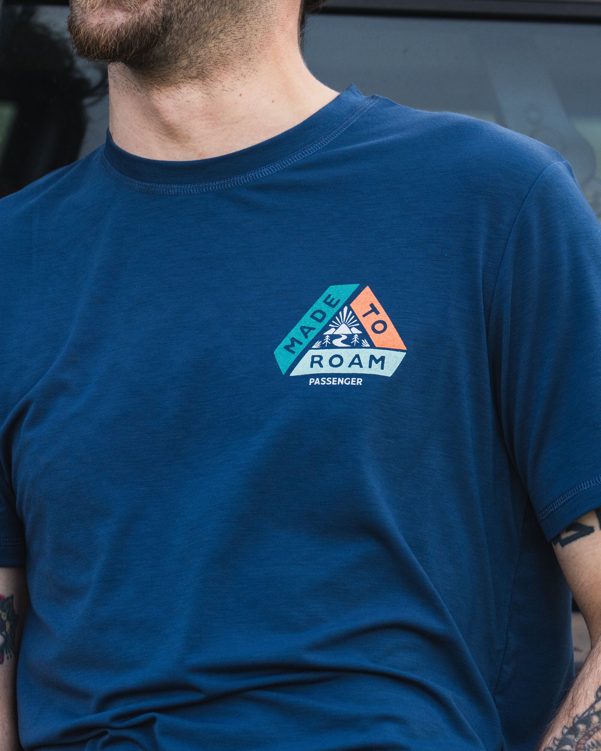 Trail Active T-shirt - Dark Denim - Image 4