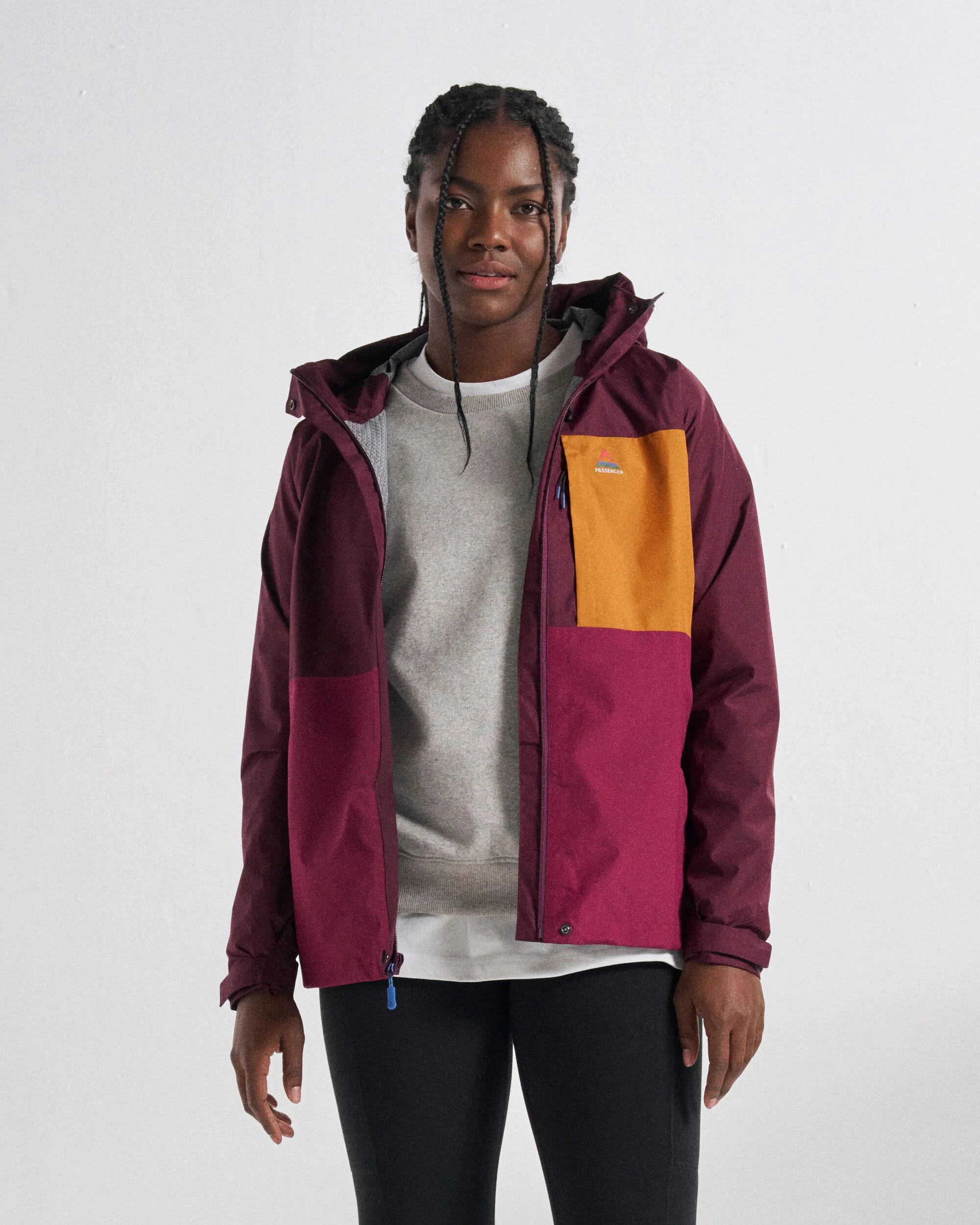 Trailscape Women's Waterproof Jacket - Fig/Wild Berry