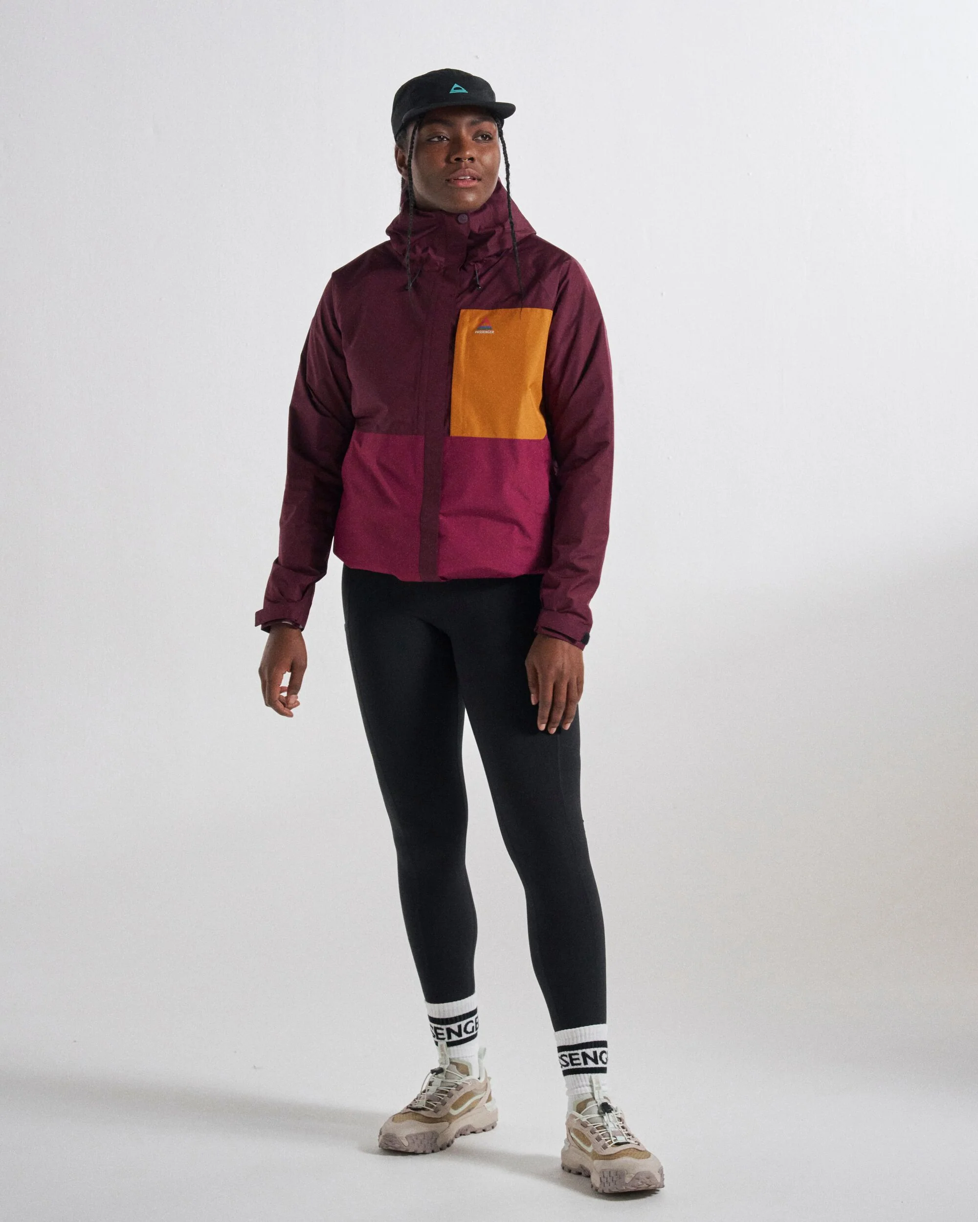 Trailscape Women's Waterproof Jacket - Fig/Wild Berry - Image 6