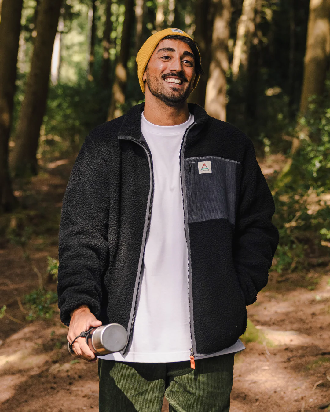Trekker Deep-Pile Sherpa Fleece - Black
