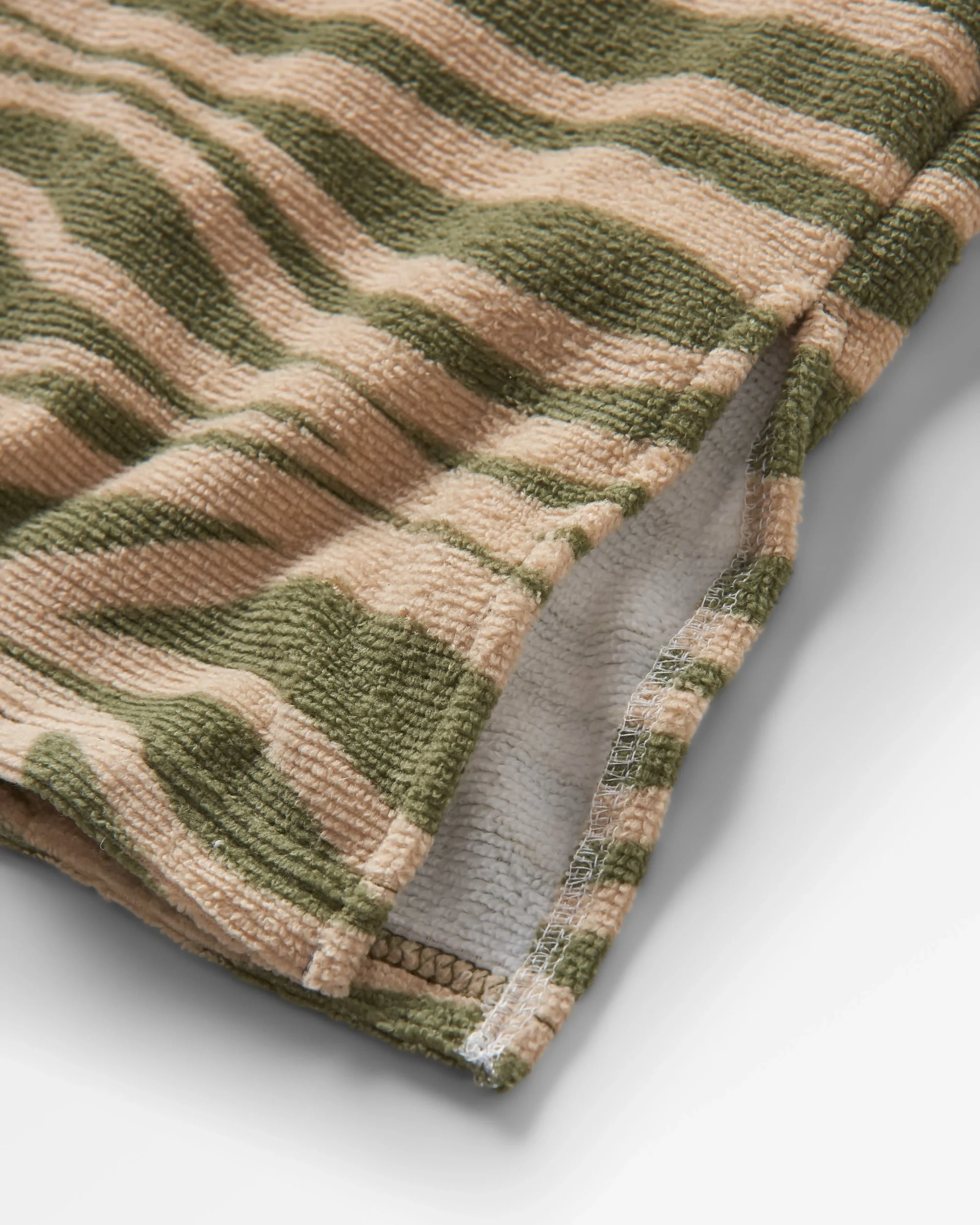 Tulum Towel Poncho - Strata Khaki - Image 4