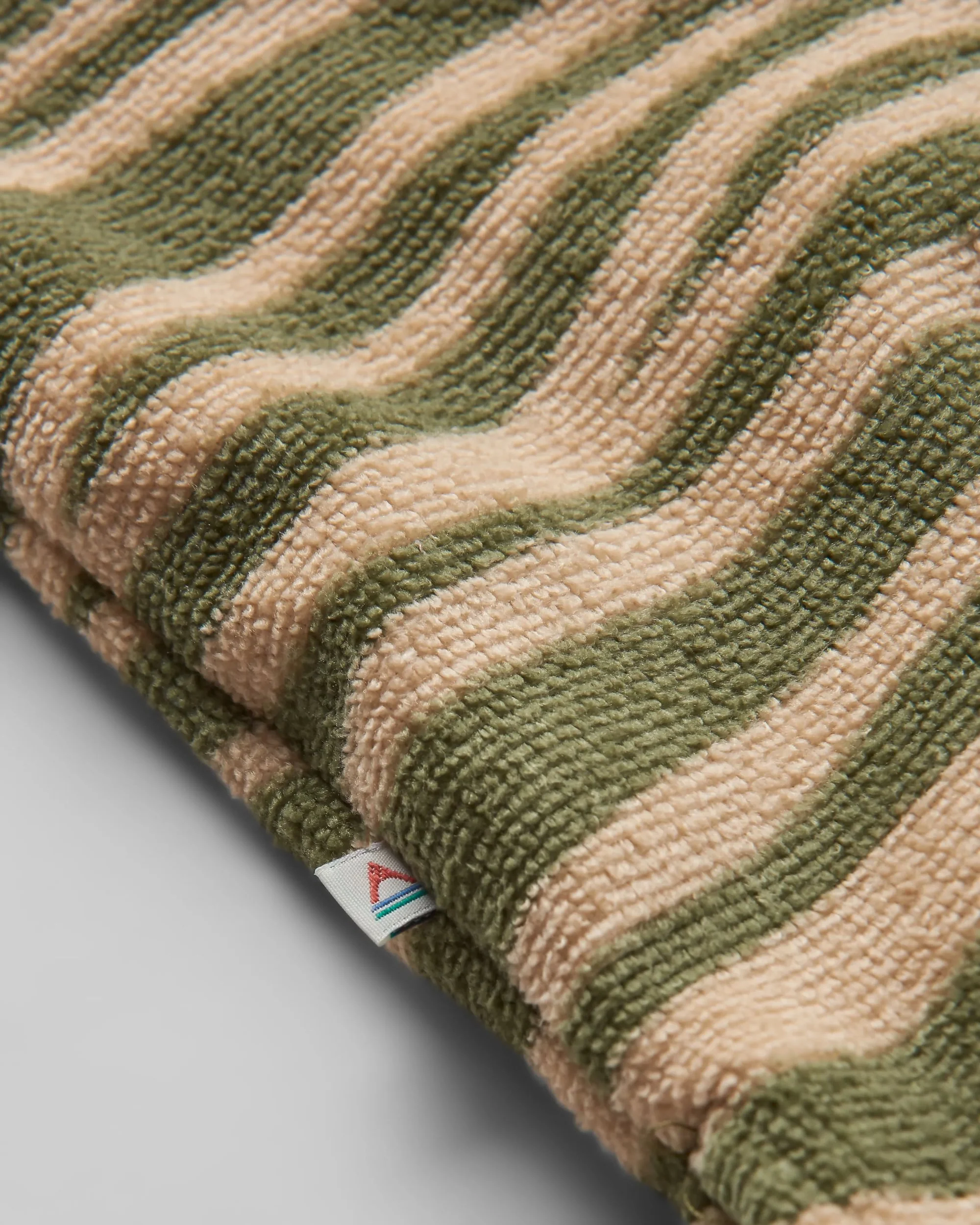 Tulum Towel Poncho - Strata Khaki - Image 6