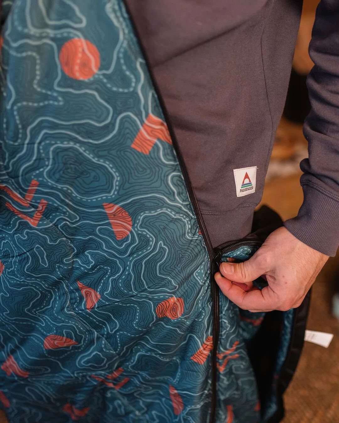 Twilight Sleeping Bag - Mediterranean Map - Image 8