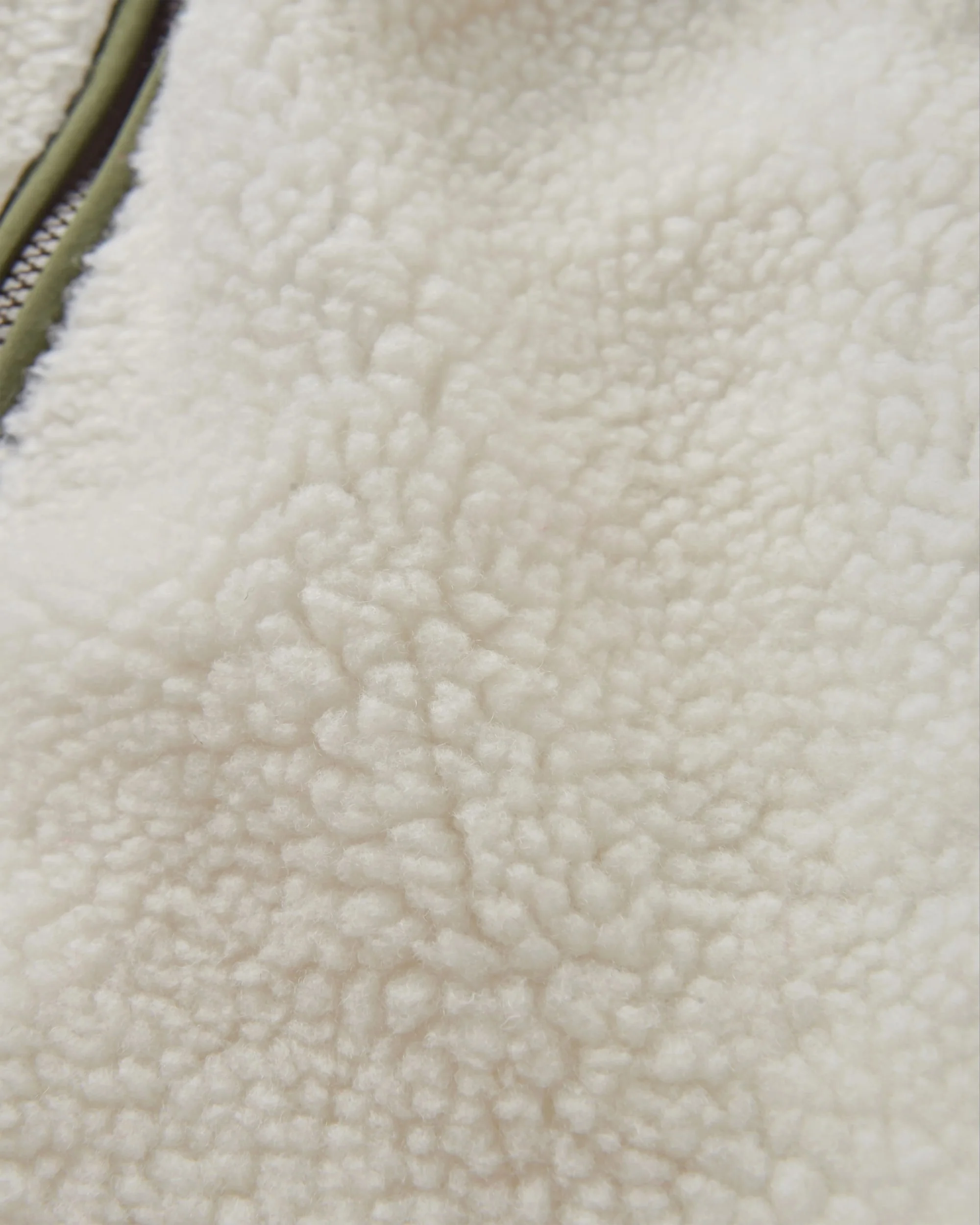 Valiant Deep-Pile Sherpa Fleece - Off White - Image 8