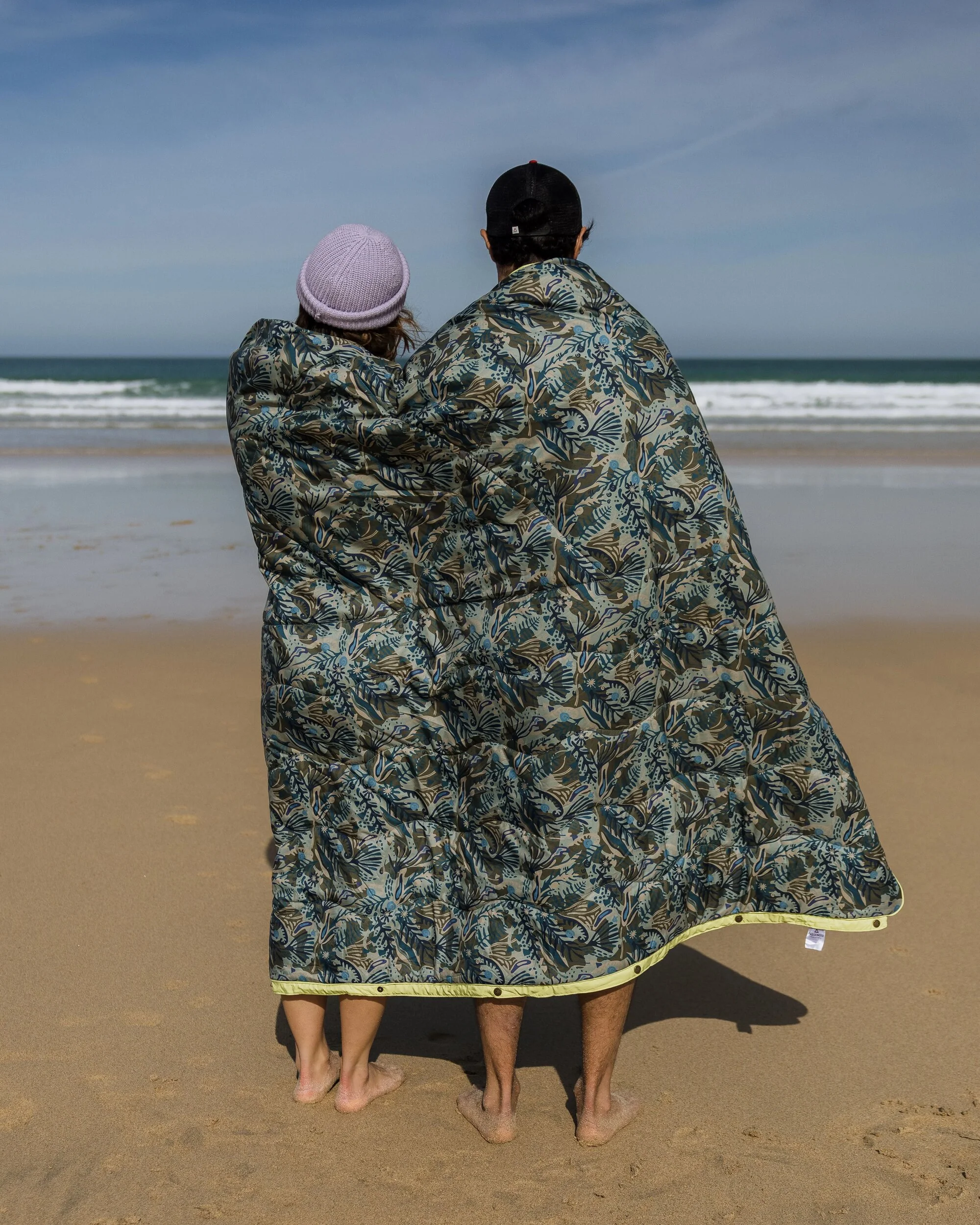 Van Ripstop Blanket - Abstract Seaweed Pistachio