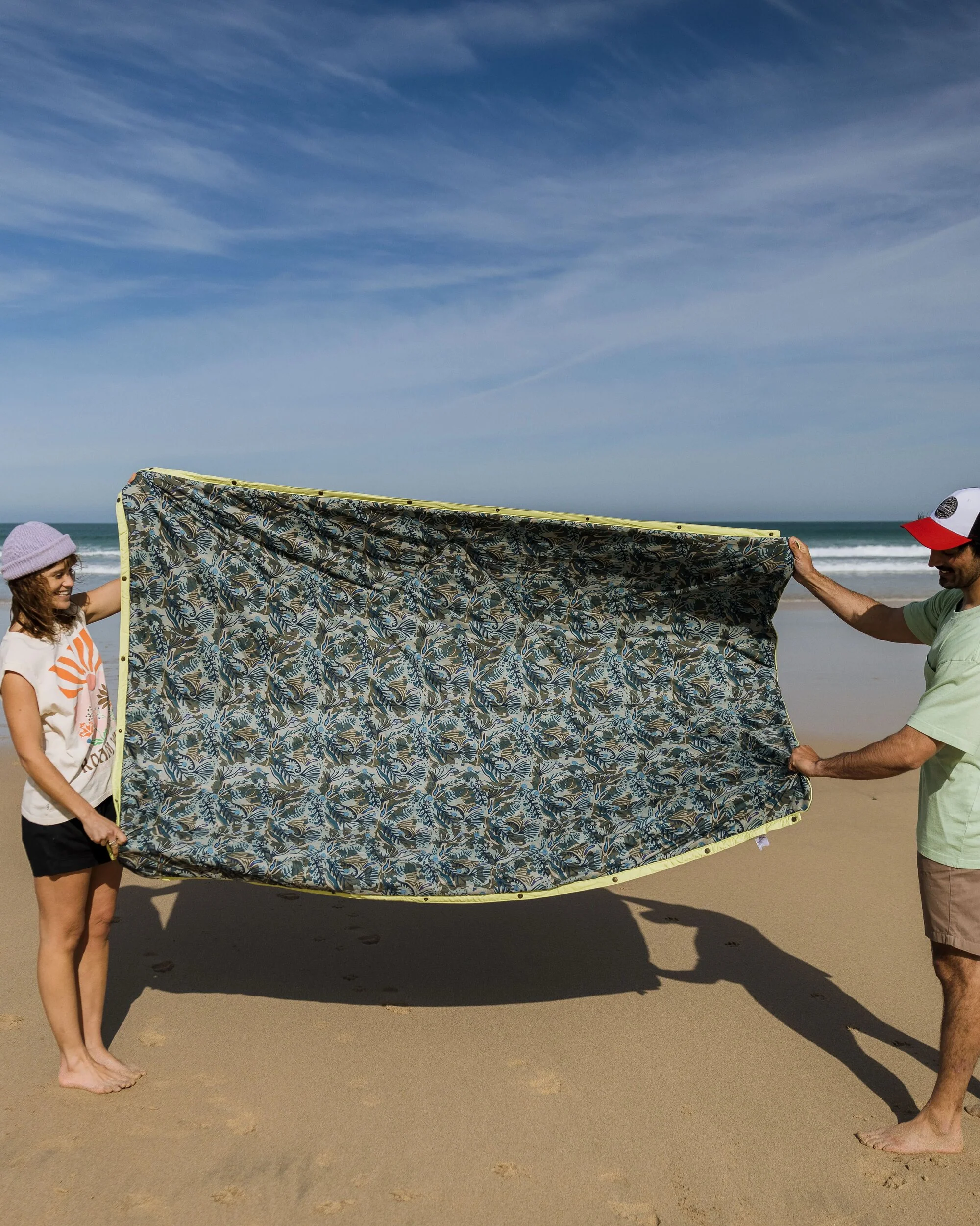 Van Ripstop Blanket - Abstract Seaweed Pistachio - Image 3