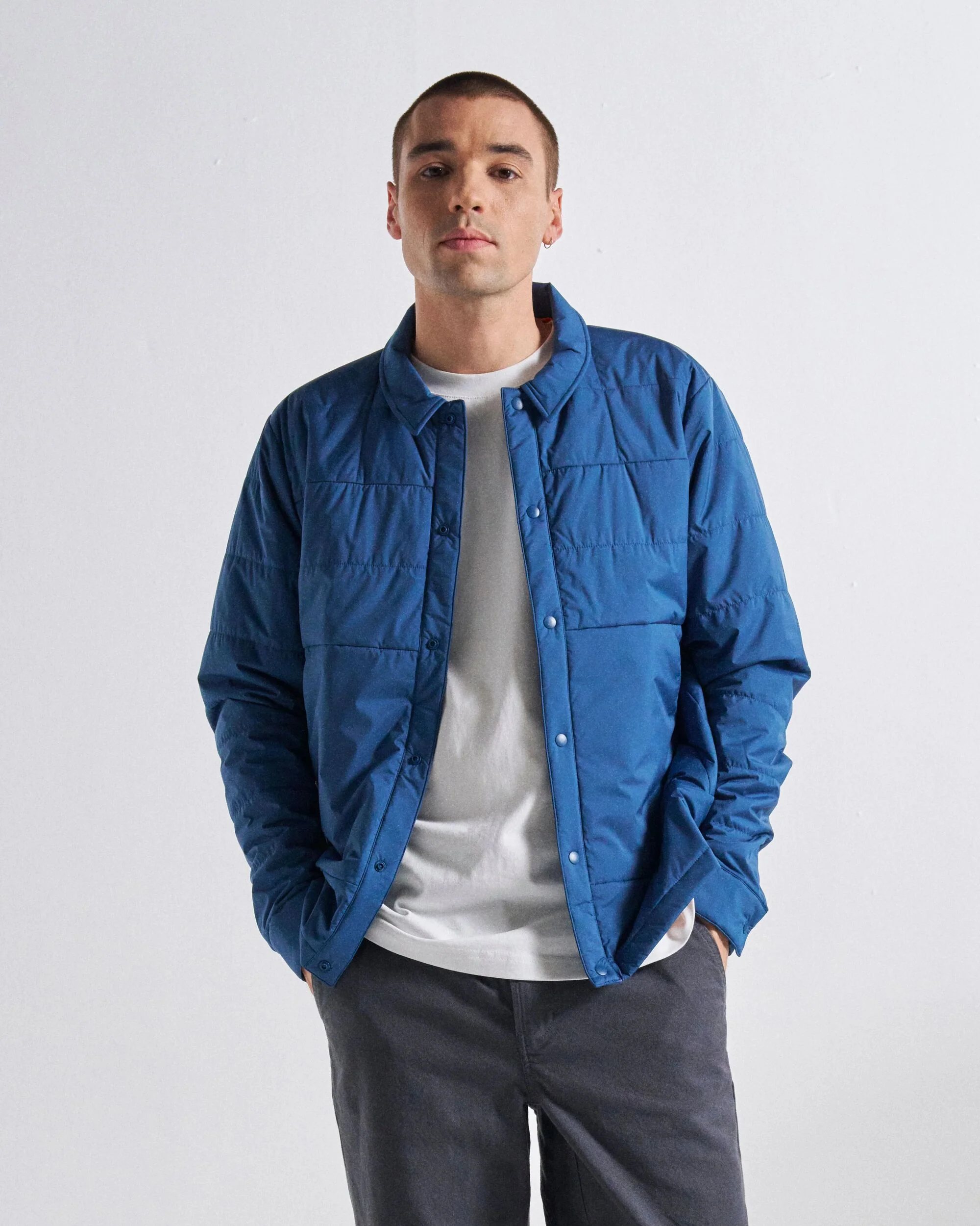 Vanlifer Insulated Overshirt - Dark Denim