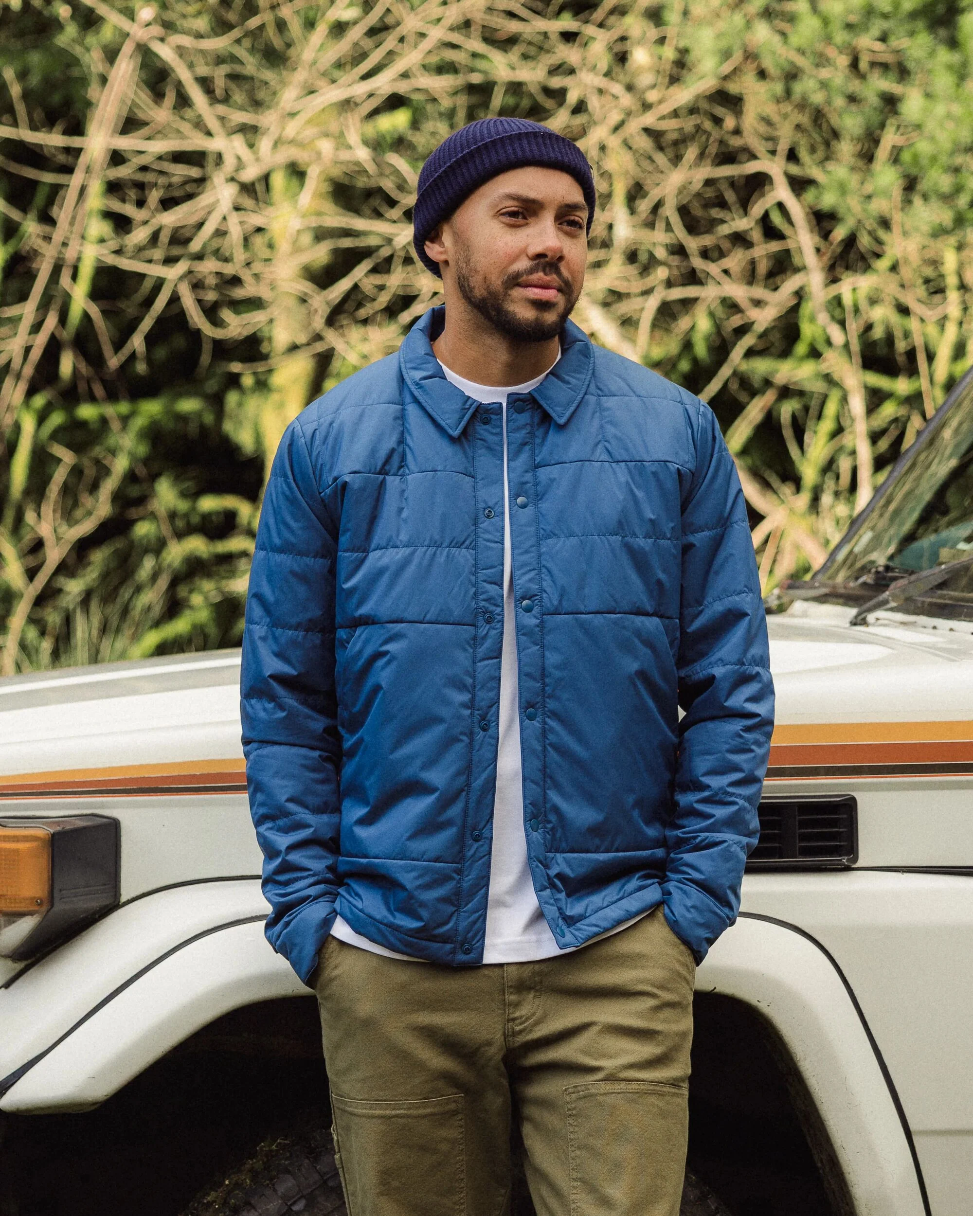 Vanlifer Insulated Overshirt - Dark Denim - Image 3