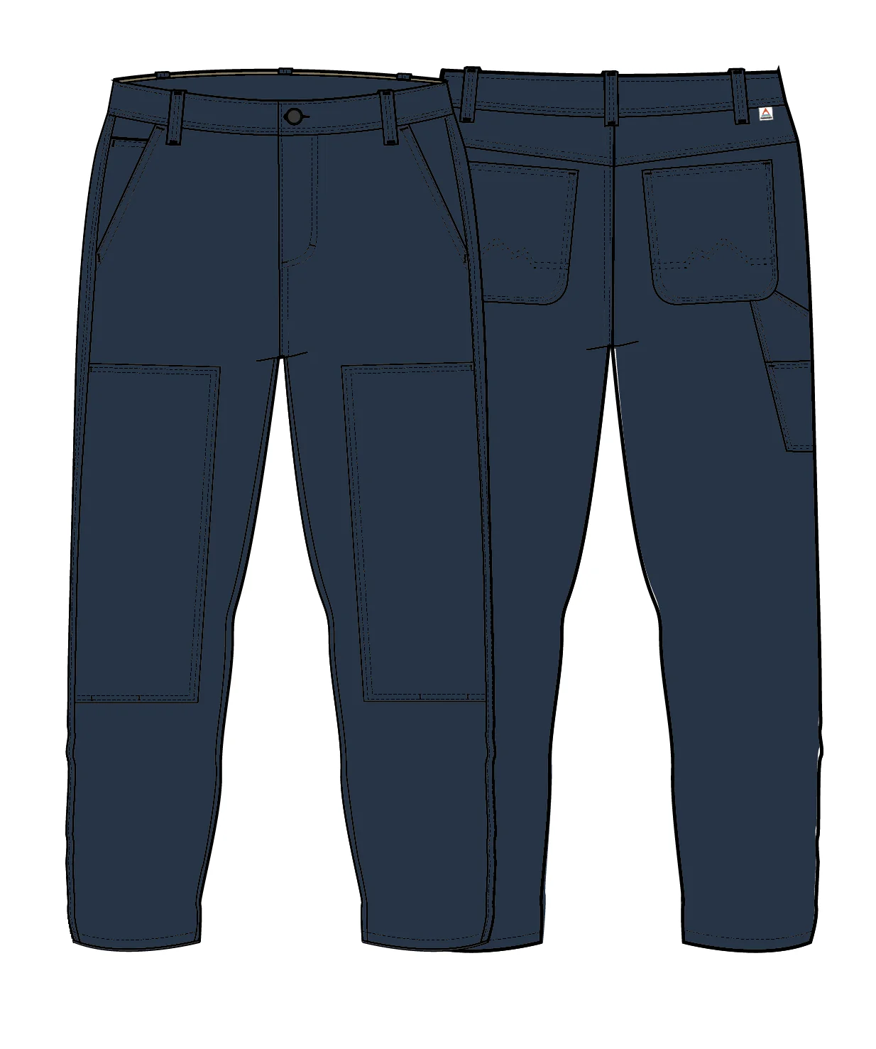 Vantage Trouser - Rich Navy - Image 10