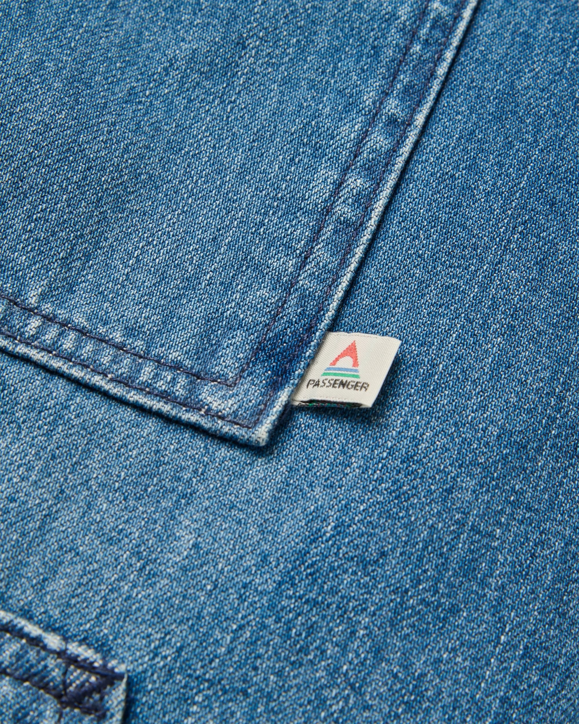 Vantage Lined Denim Jacket - Mid Wash Denim - Image 6