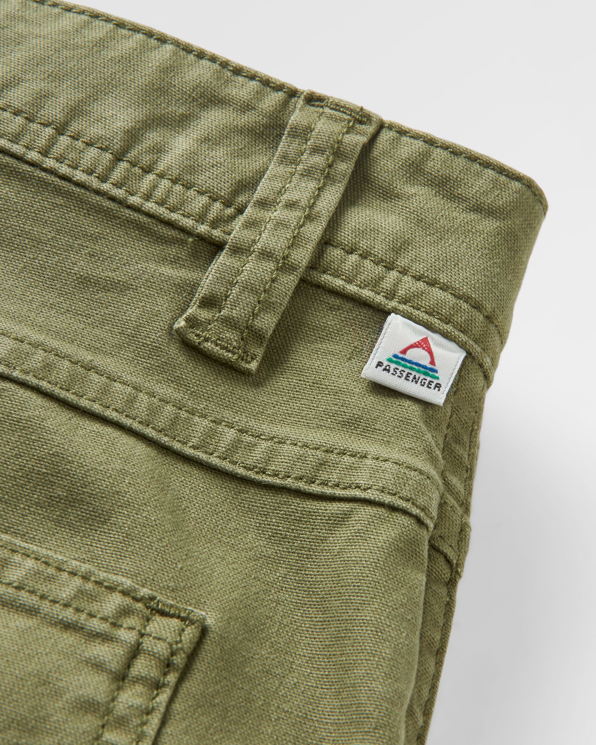 Vantage Organic Cotton Canvas Trouser - Khaki - Image 10