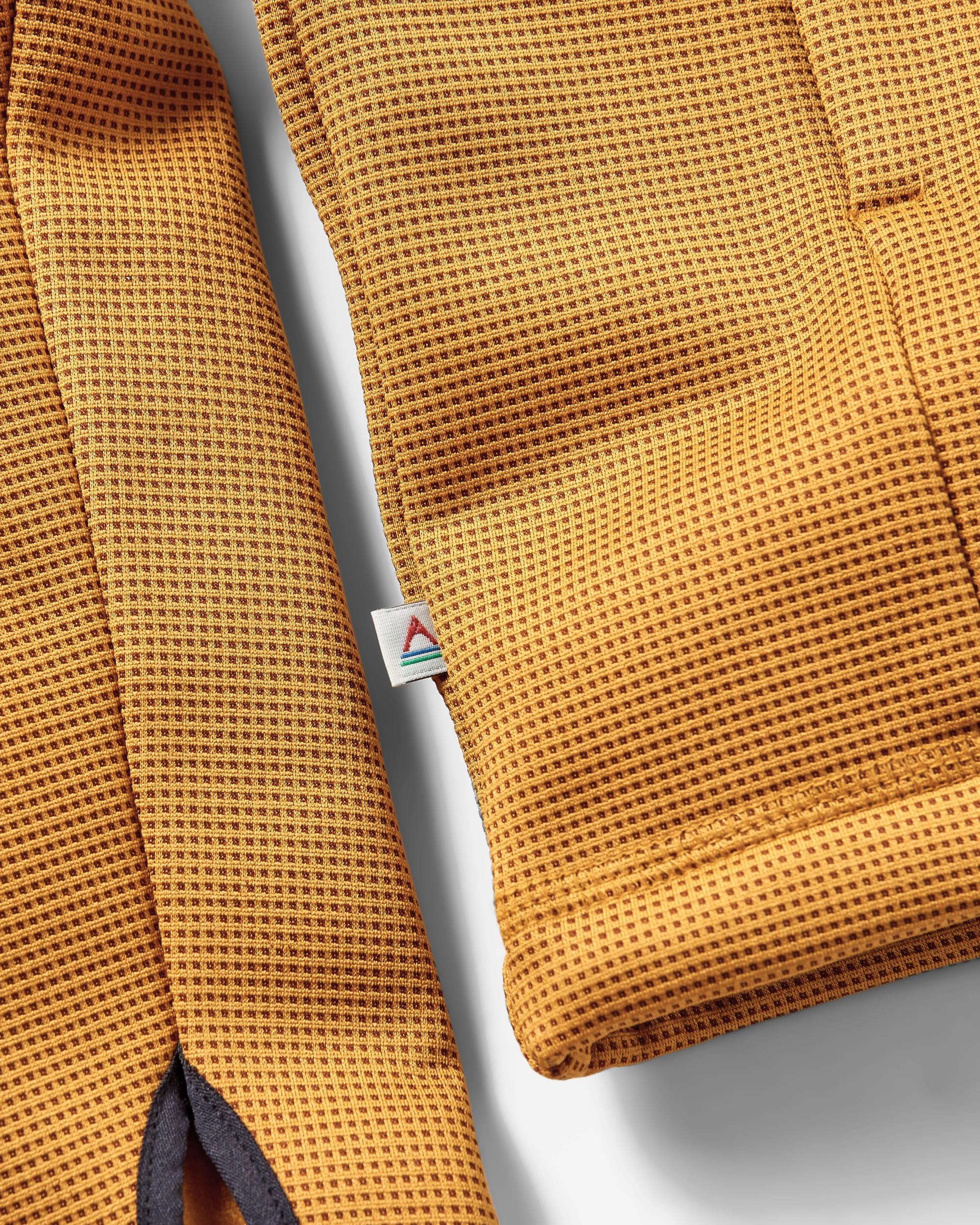 Vertical Full Zip Hooded Fleece - Dusty Ochre - Image 8