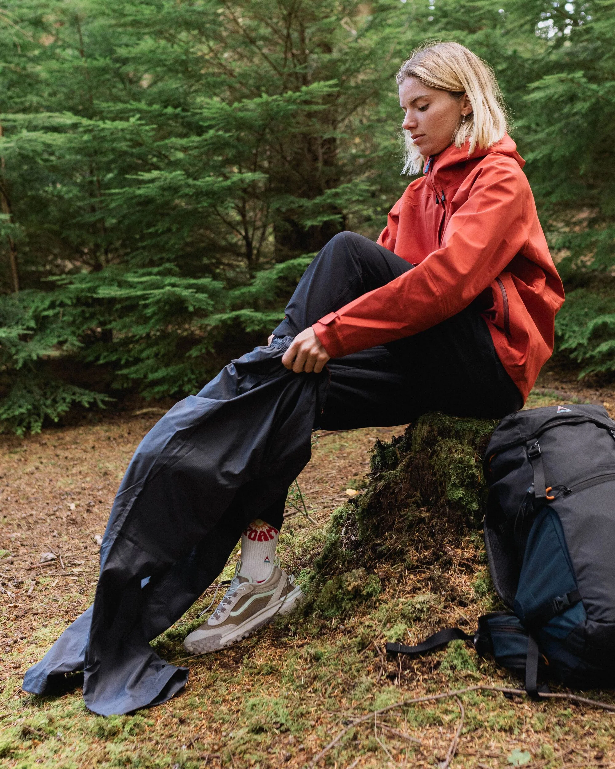 Viento Windshell Trouser - Charcoal - Image 4