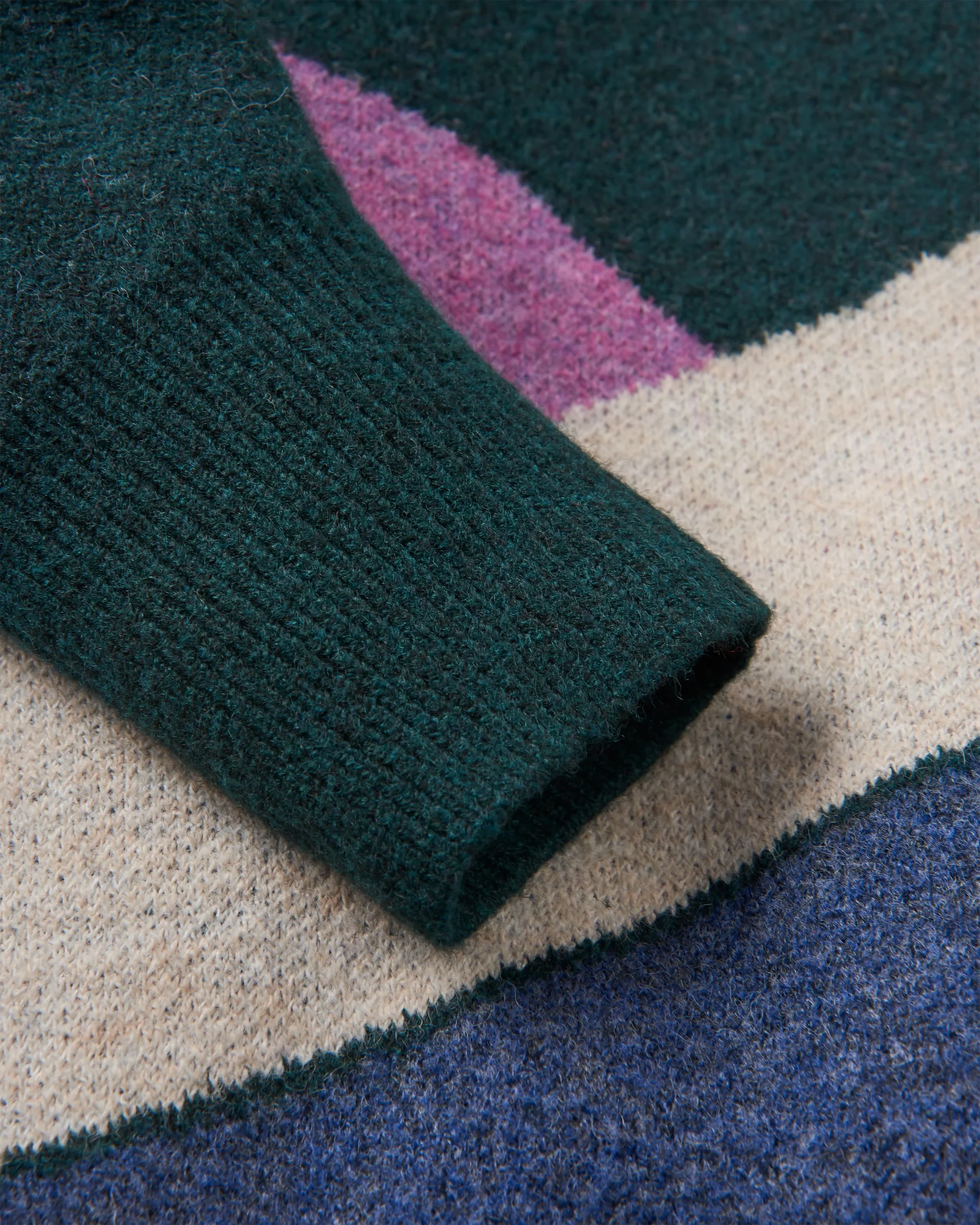 Vista Knitted Jumper - Rain Forest - Image 10