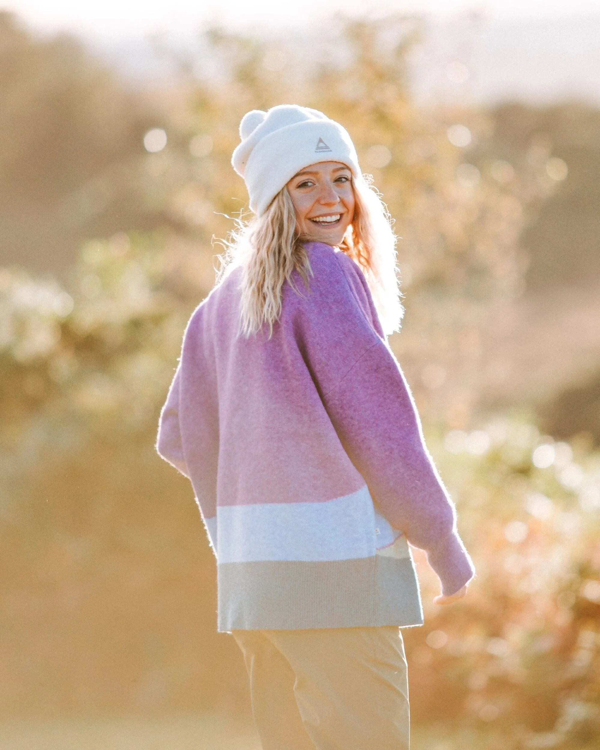 Vista Knitted Jumper - Rhubarb - Image 3