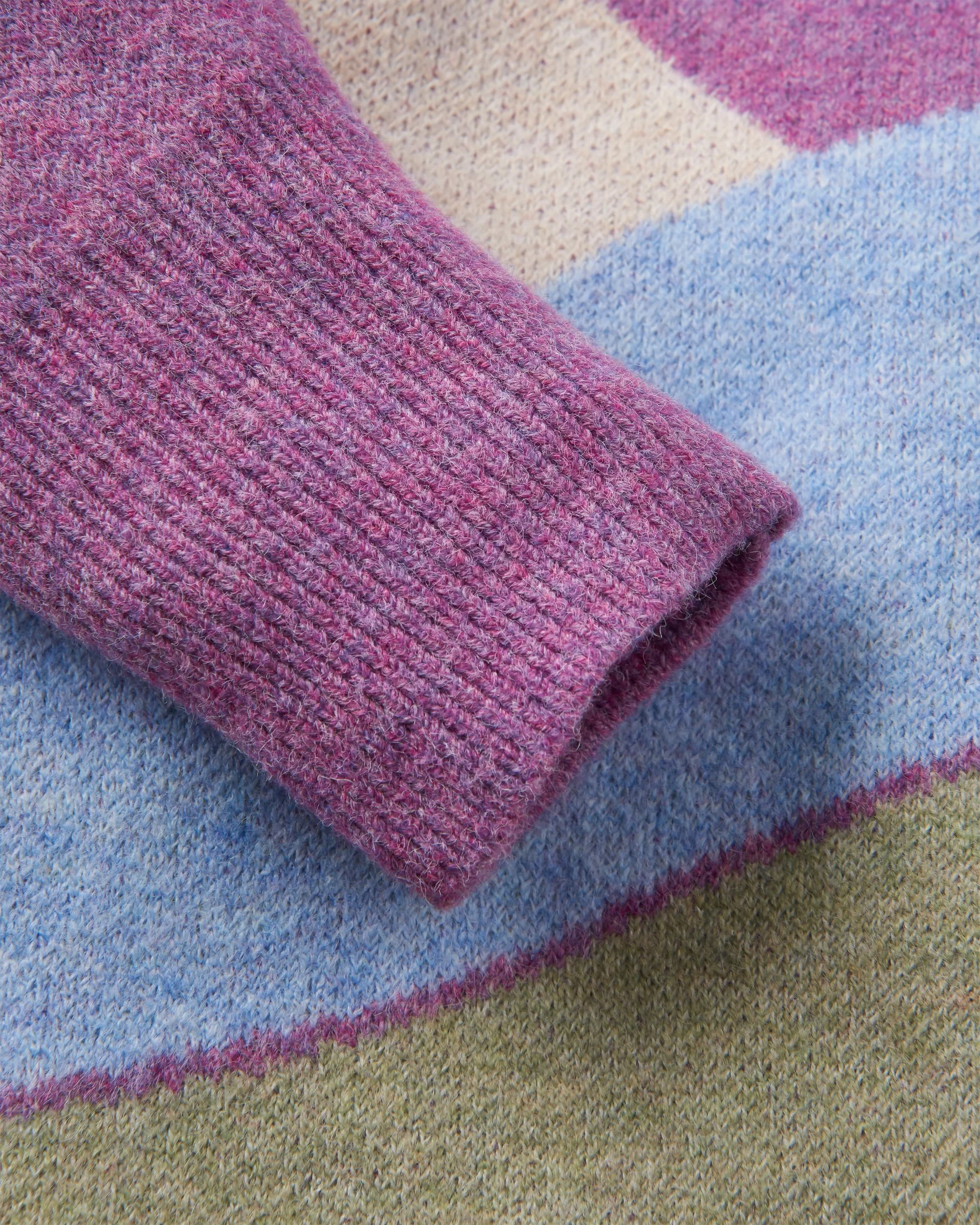 Vista Knitted Jumper - Rhubarb - Image 7