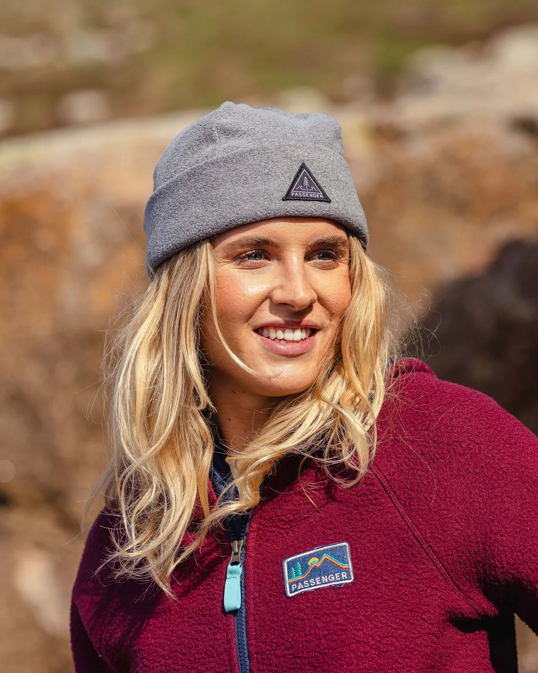 Wanderer Polar Beanie - Grey Marl - Image 2
