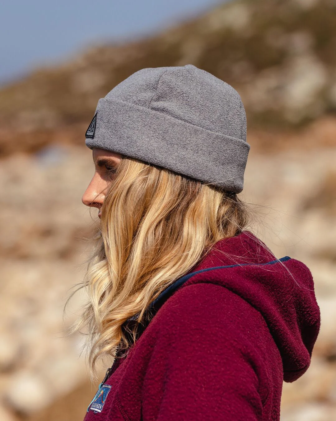 Wanderer Polar Beanie - Grey Marl - Image 4