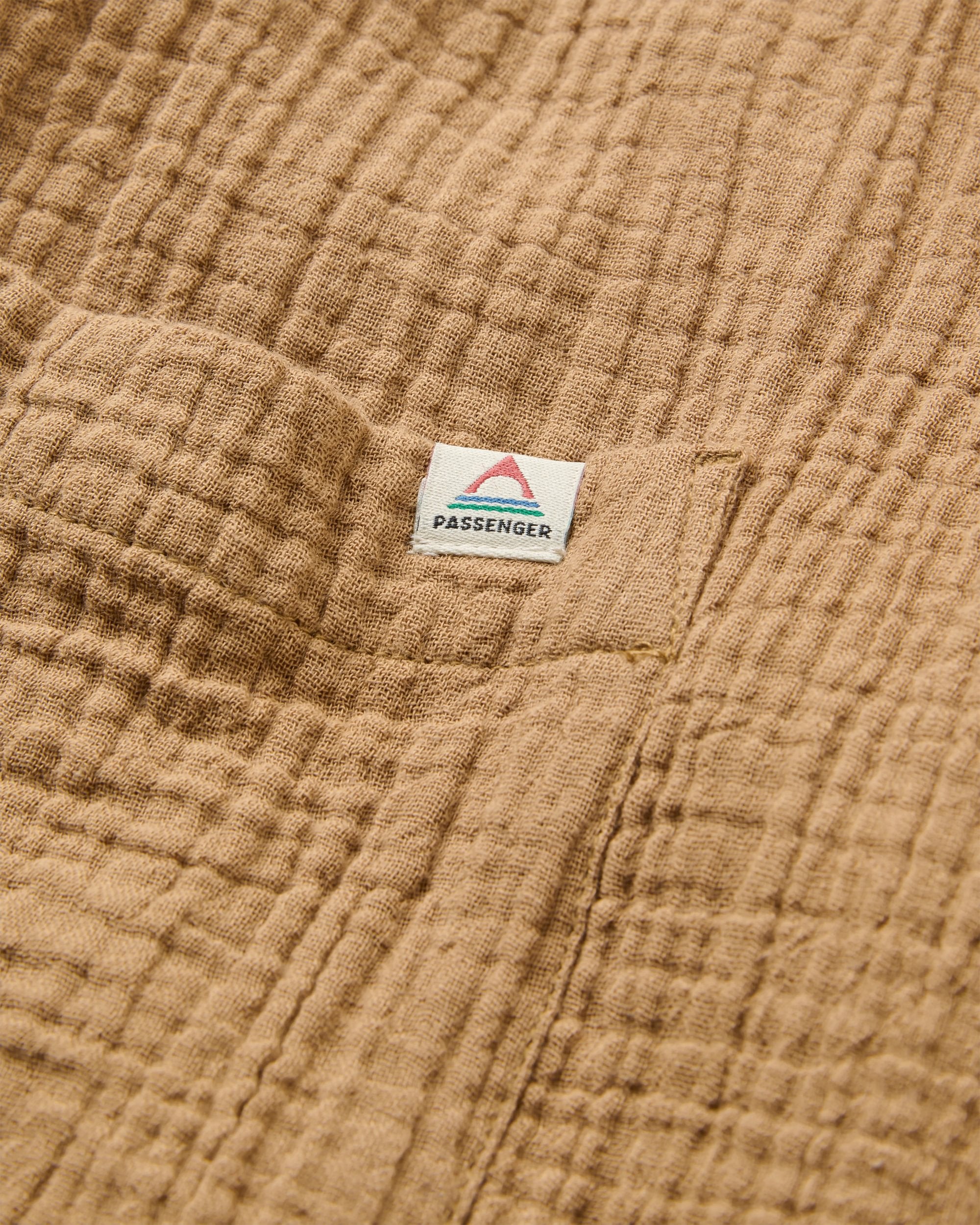 Waveney Short Sleeve Shirt - Caramel Brown - Image 10