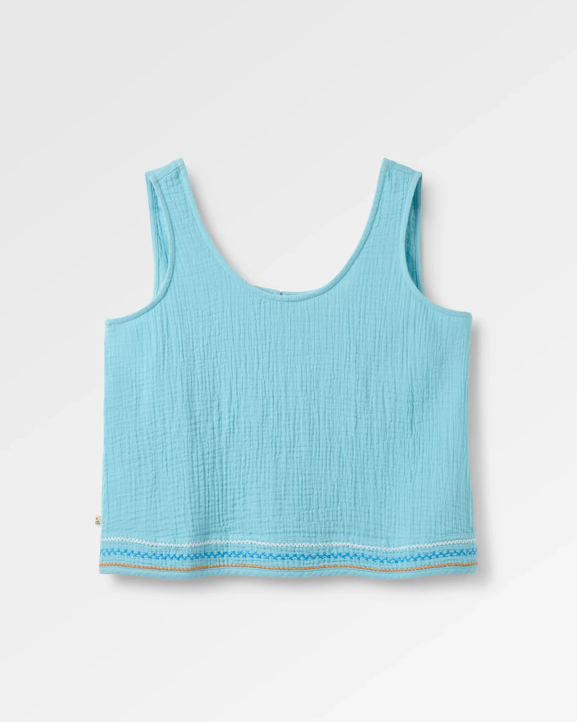 Waveney Top - Retro Blue - Image 2