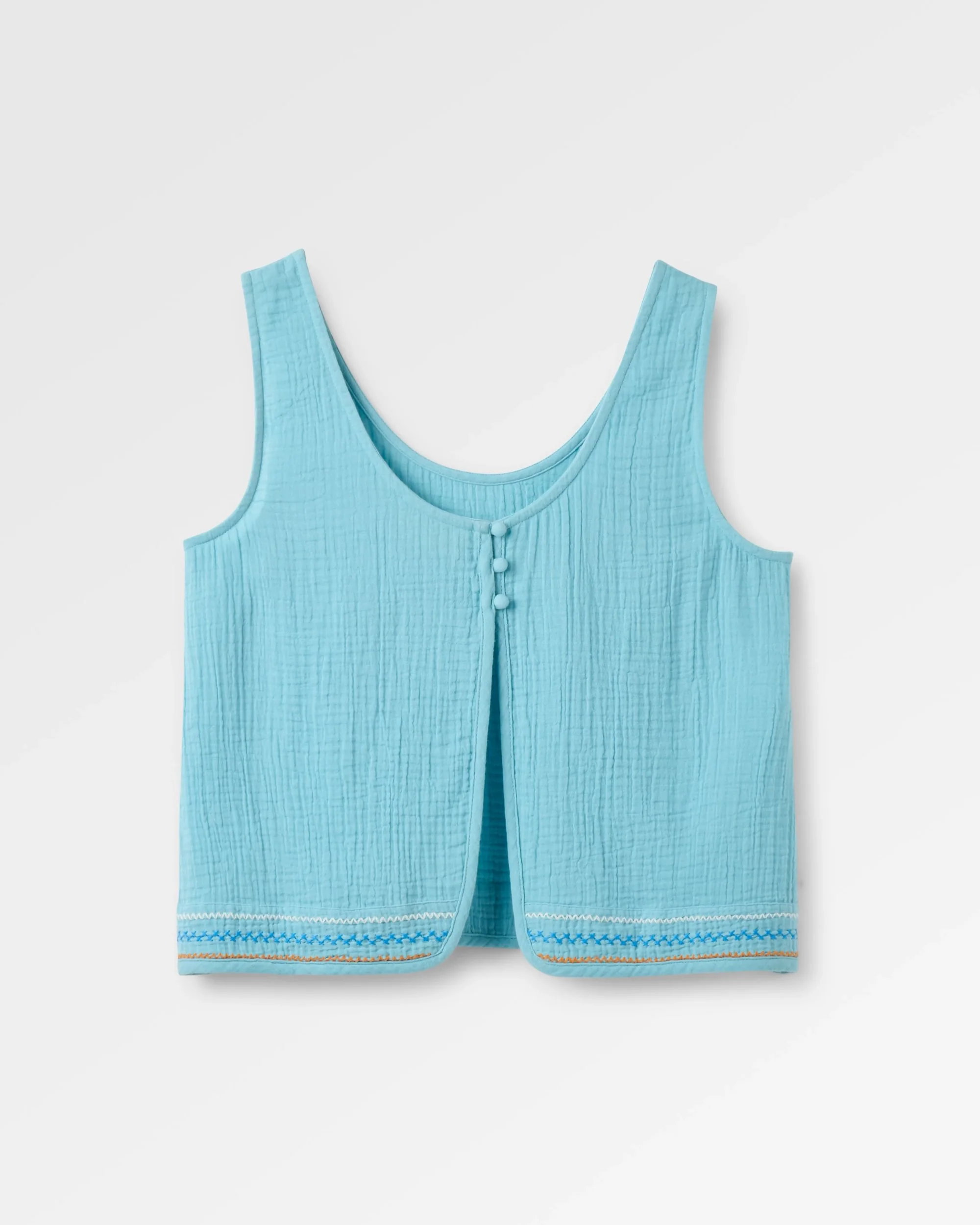 Waveney Top - Retro Blue - Image 5