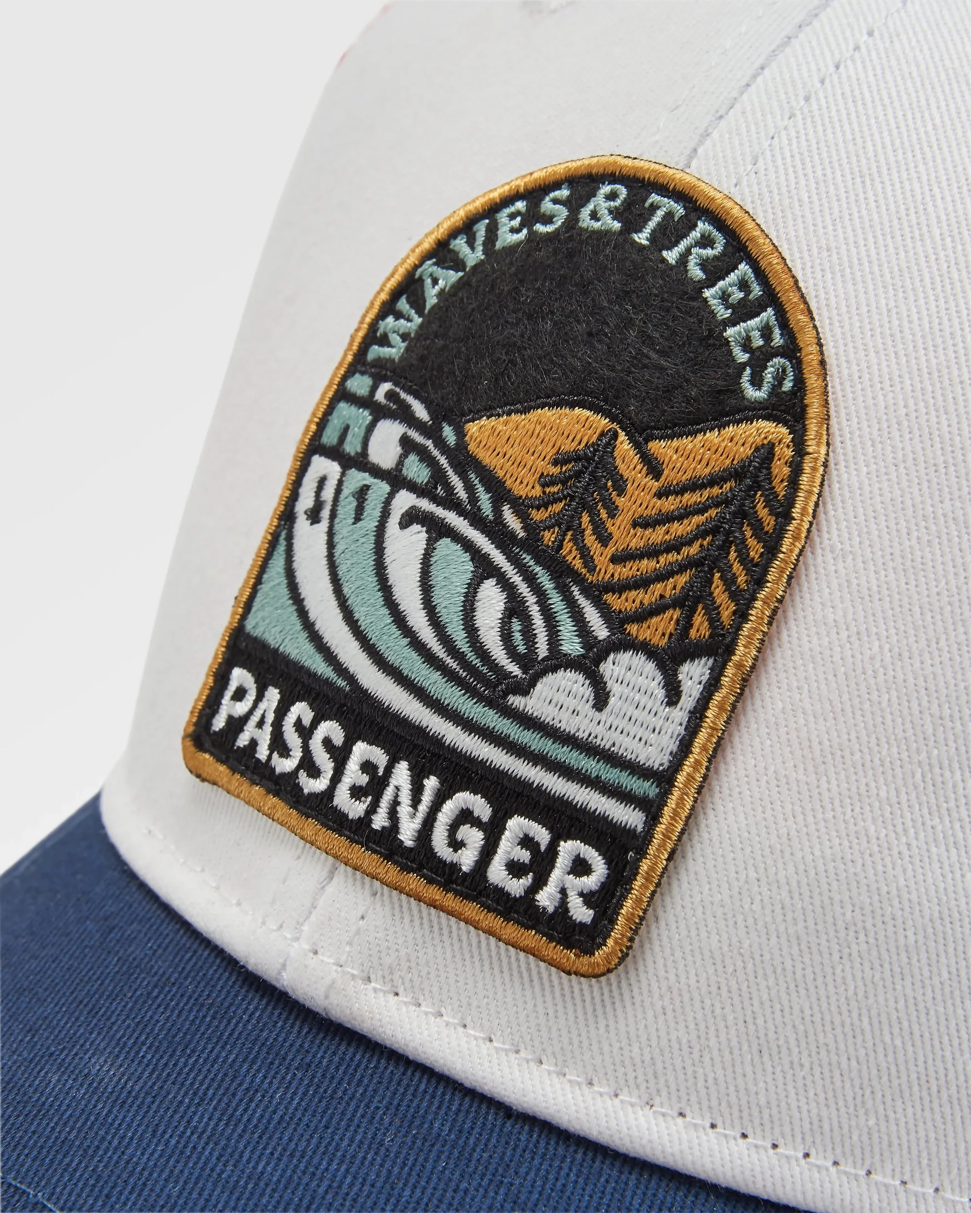 Waves & Trees Organic Cotton Trucker Cap - Birch - Image 3