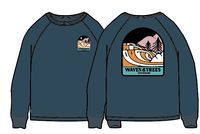 Waves & Trees Sweatshirt - Tidal Blue - Image 7