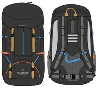 Wayfarer 65L Backpack - Black - Image 11