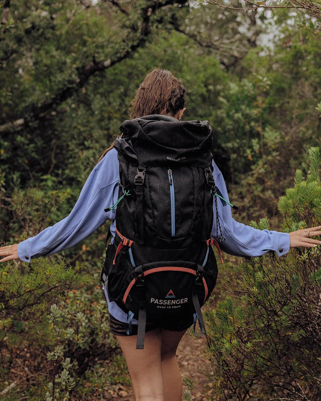 Wayfarer 65L Backpack - Black - Image 4