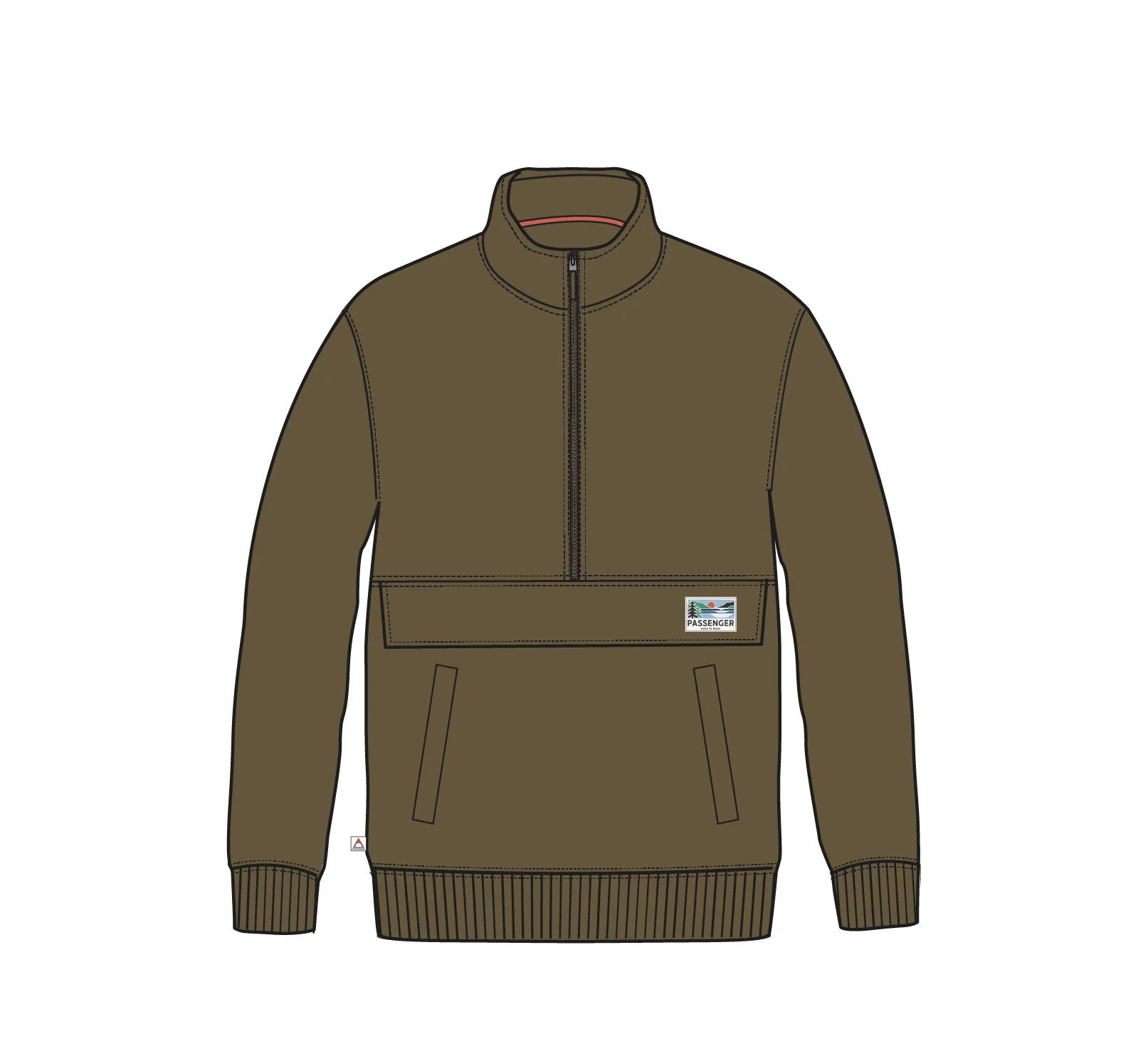 Wildedge Sweatshirt - Khaki - Image 7