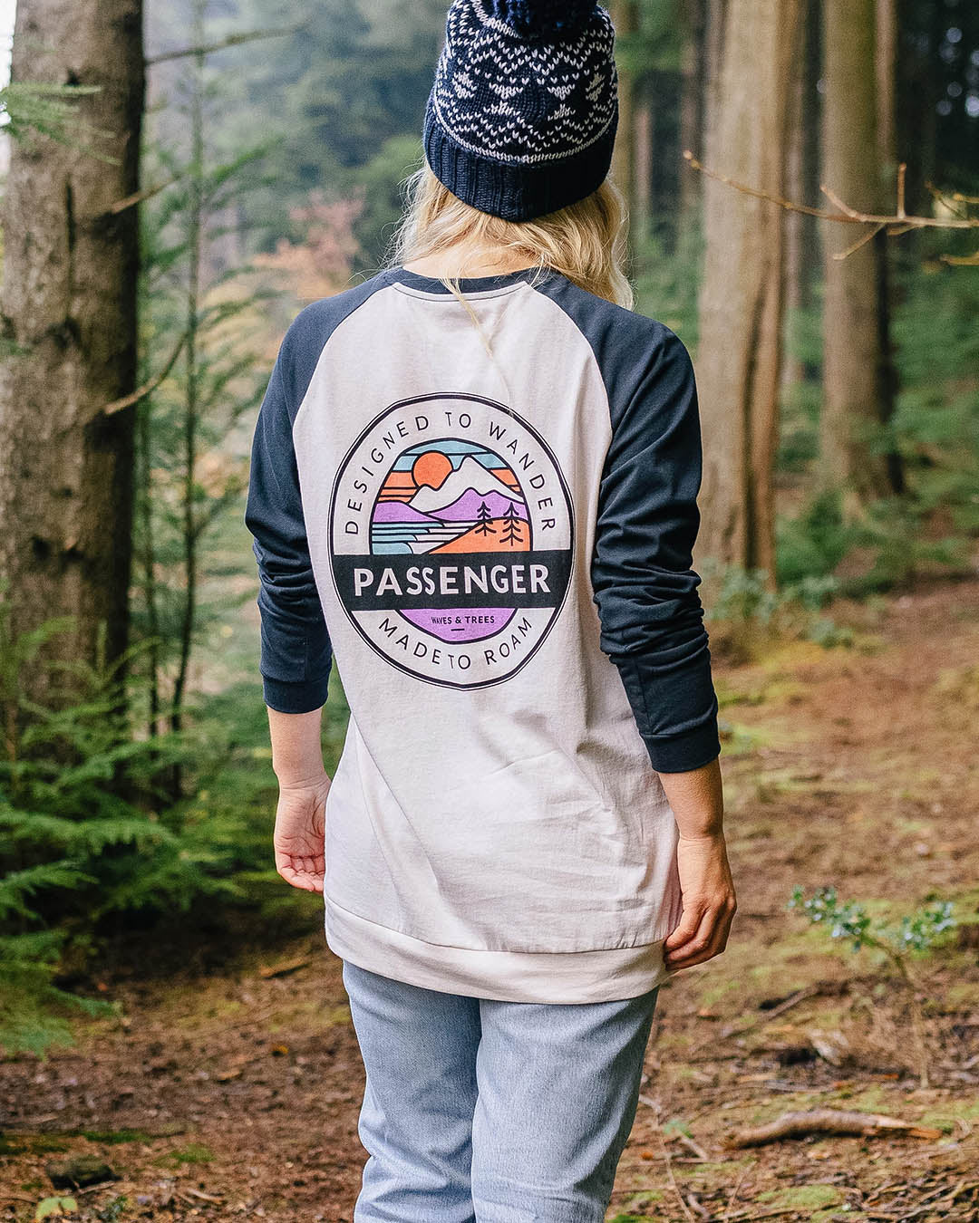 Wilds Oversized LS T-Shirt - Deep Navy