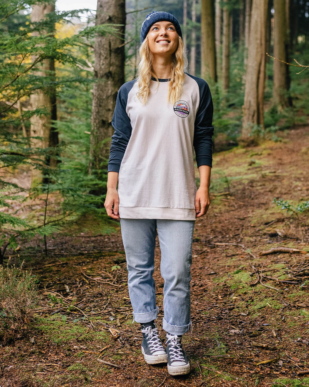 Wilds Oversized LS T-Shirt - Deep Navy - Image 6
