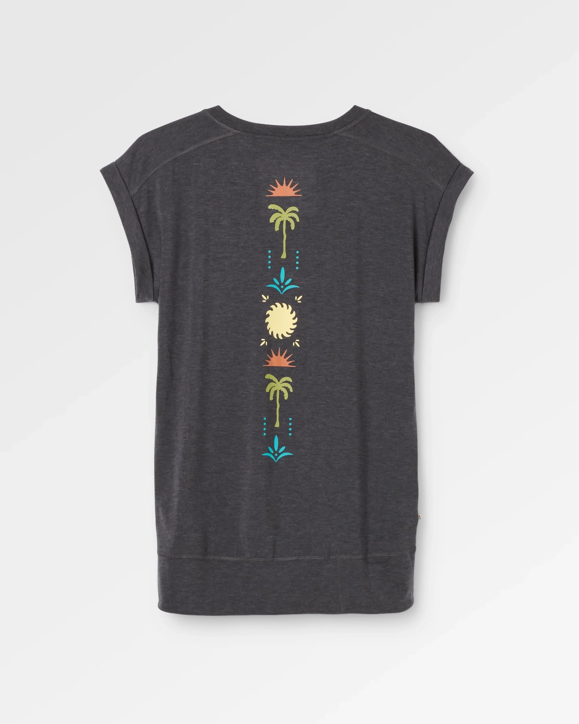 Women's Solscape Active T-Shirt - Faded Black Marl - Image 2