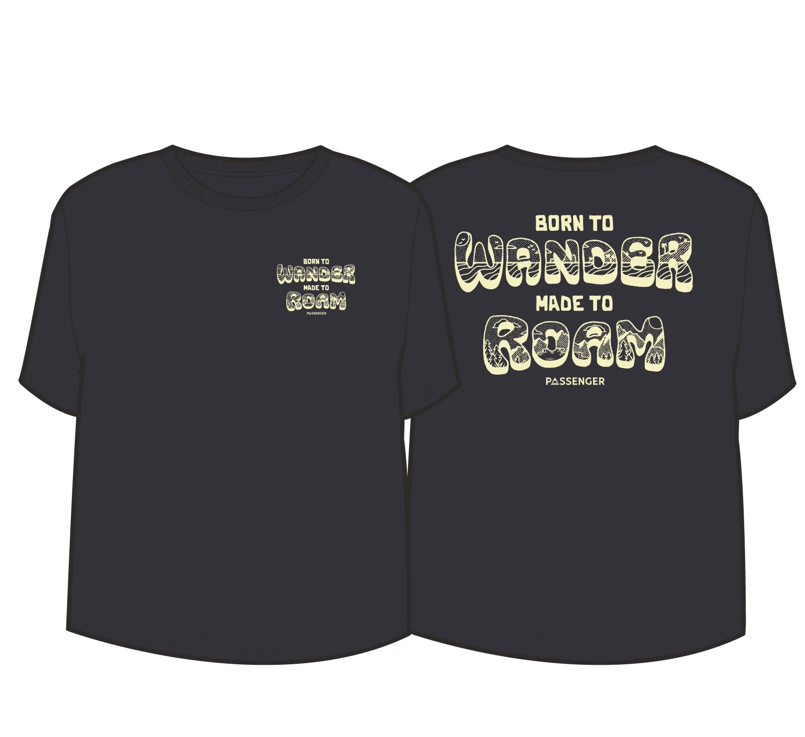 Woodcut T-Shirt - Black - Image 8