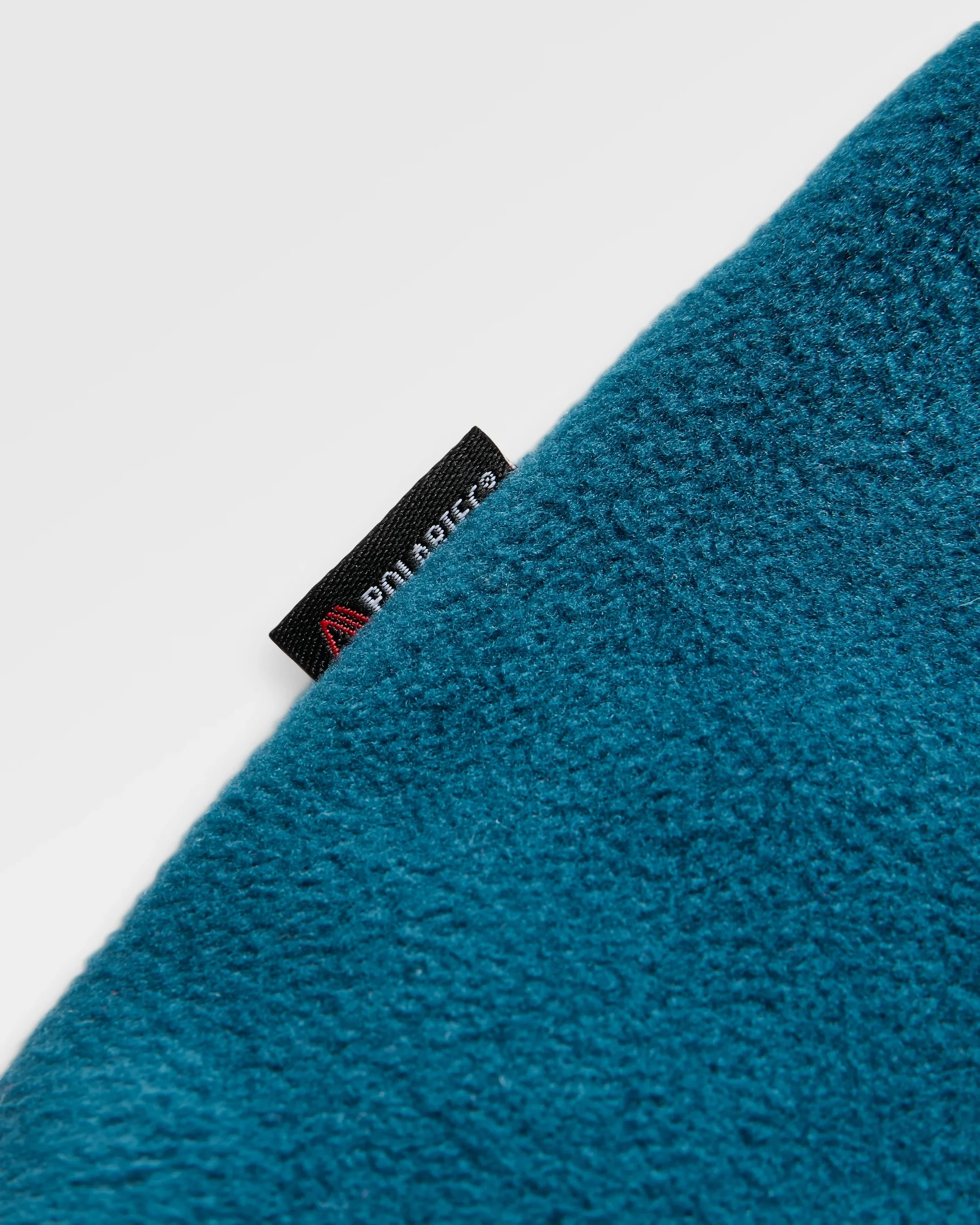 Woodland Hoodless 1/2 Zip Polartec® Fleece - Espresso/Tidal Blue - Image 6