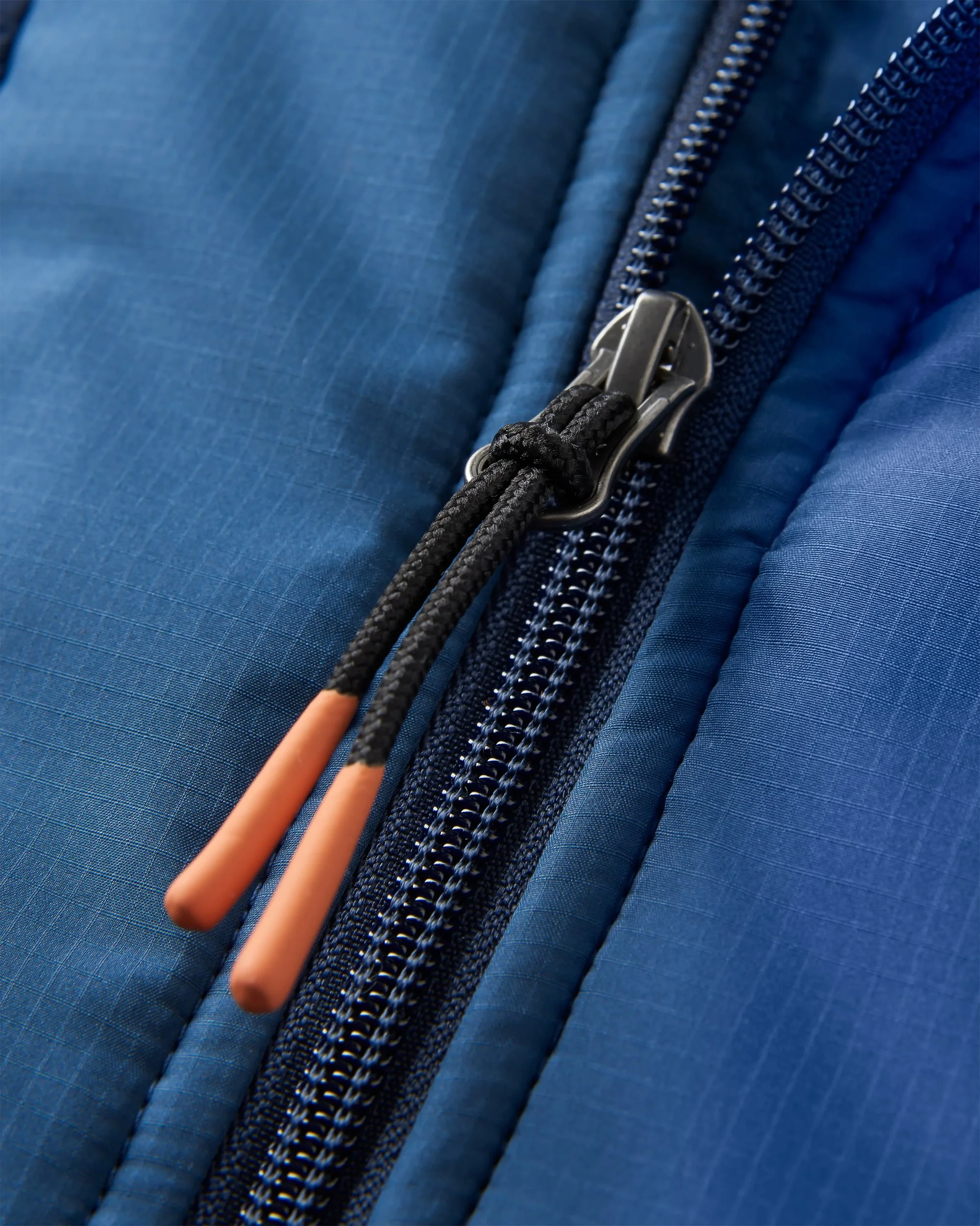 Woodland Hoodless Polar Fleece - Rich Navy/Sunset Orange - Image 7