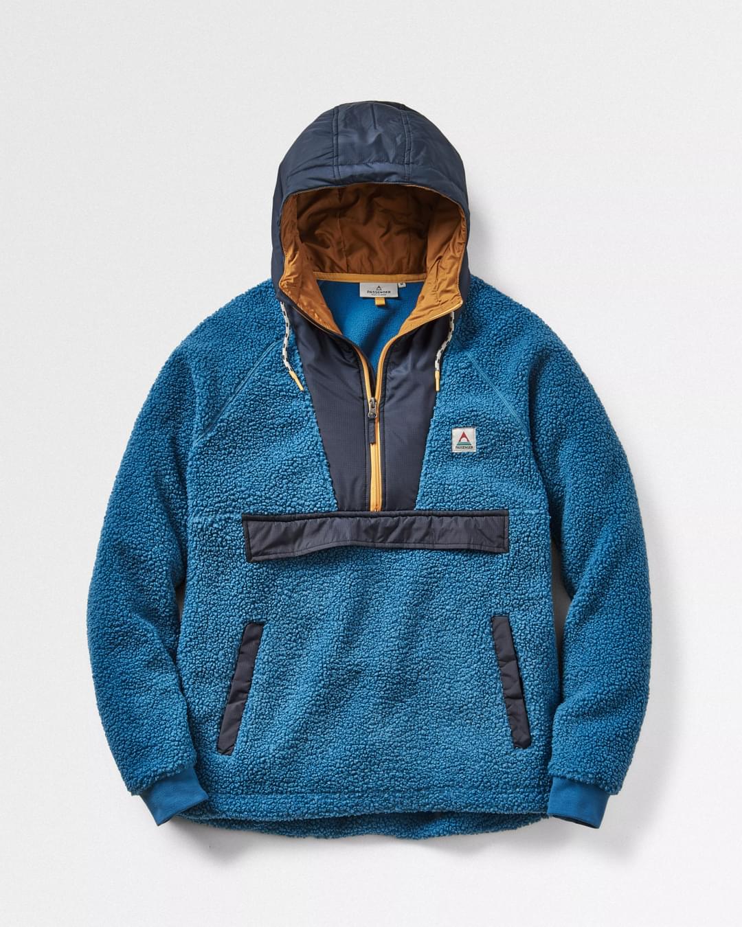 Woodland Polar-lined Sherpa Fleece - Blue Steel - Image 2