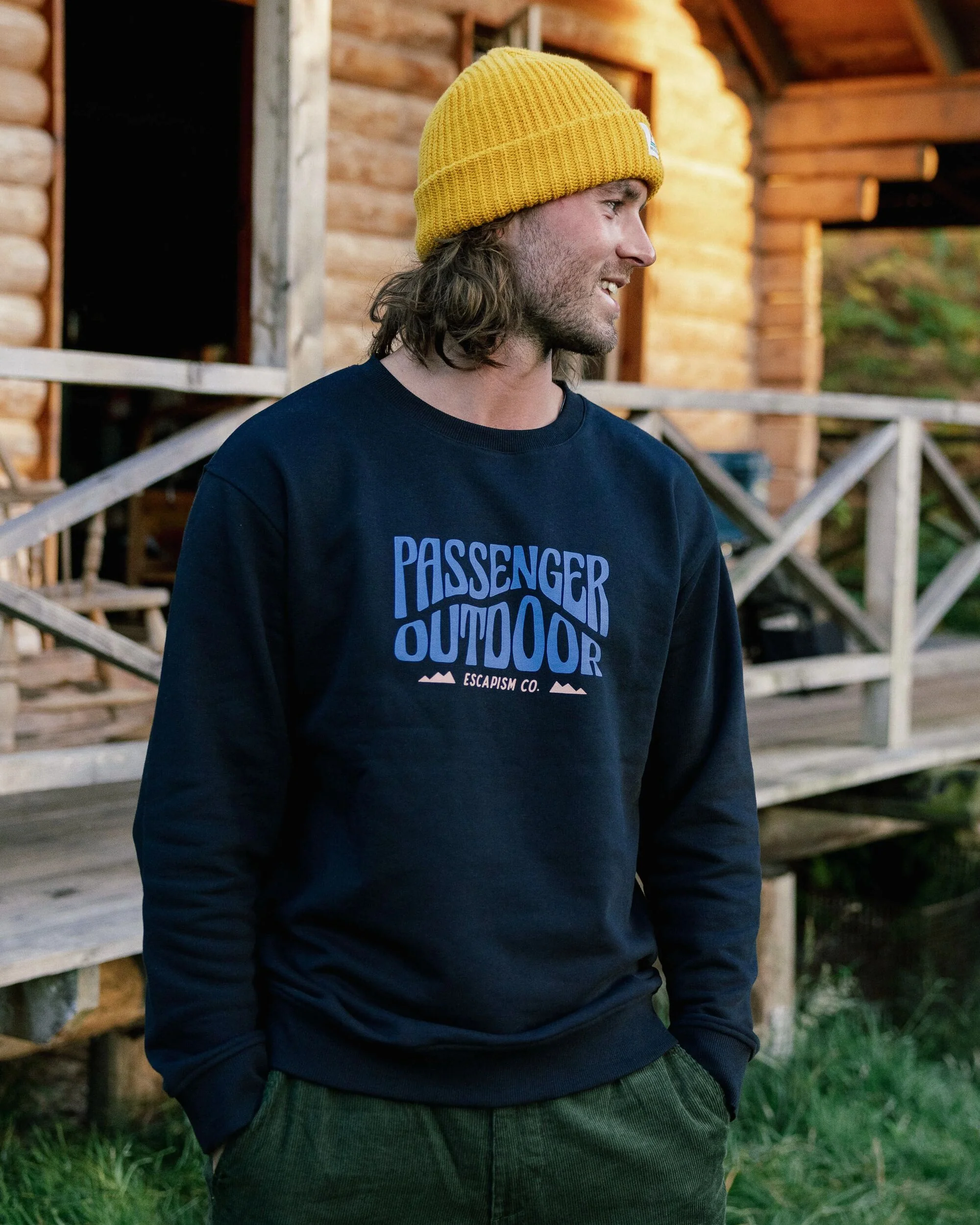 Yuca Organic Cotton Sweatshirt - Black - Image 4